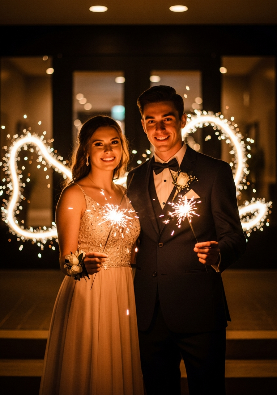 38. Sparkler Night Photo