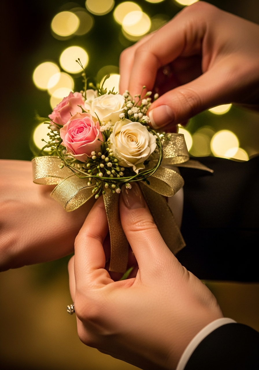 5. Corsage Moment Photo
