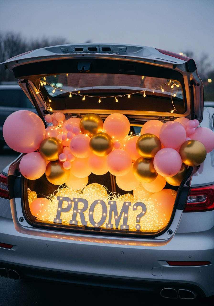 28. Decorated Car Trunk Surprise
