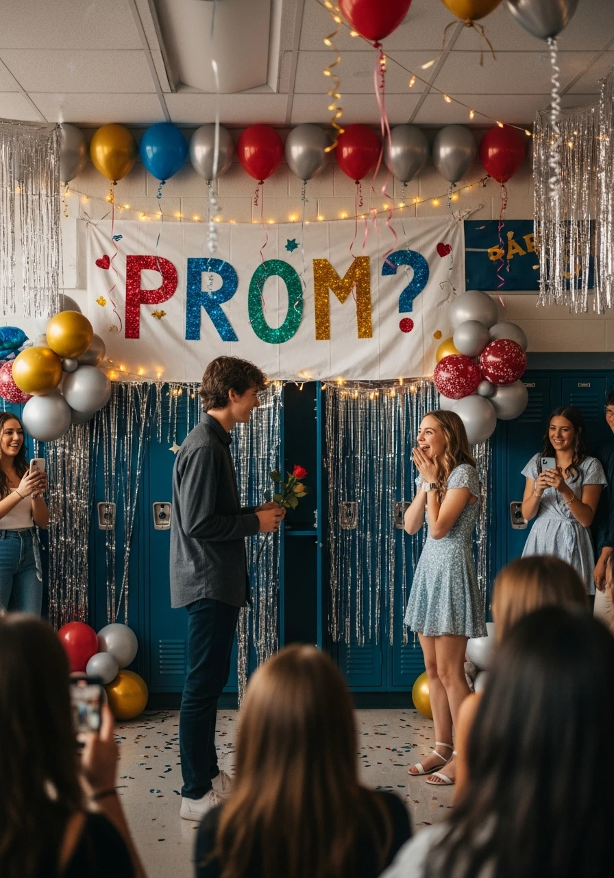 School Hall Prom - 40 Promposal Ideas for Girlfriend