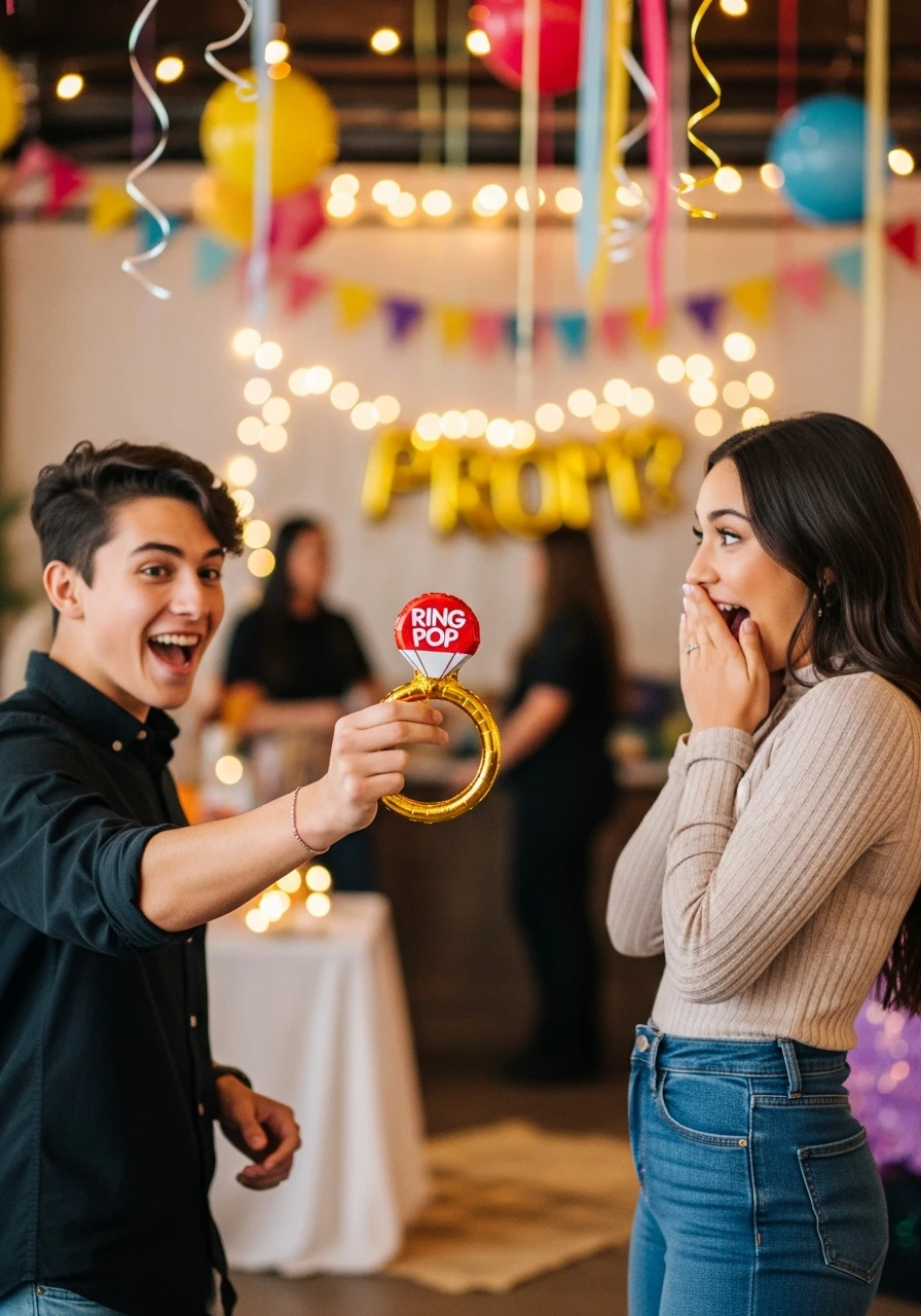 Pop the Question with a Ring Pop! - 40 Promposal Ideas for Girlfriend