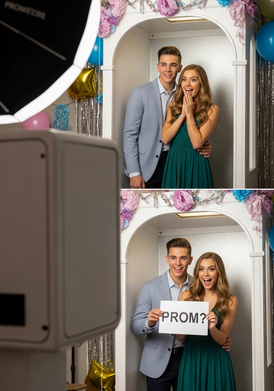 Photo Booth Fun - 40 Promposal Ideas for Girlfriend