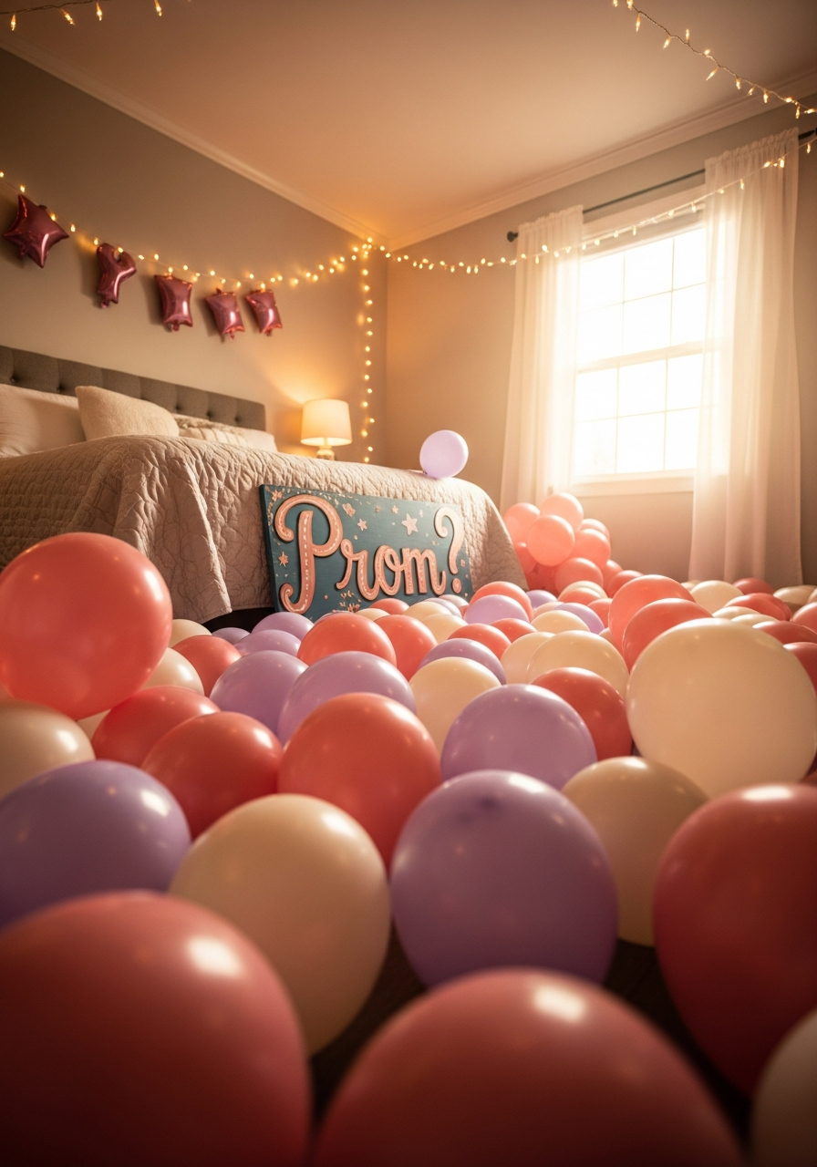 5. Vibrant Balloon Room Surprise
