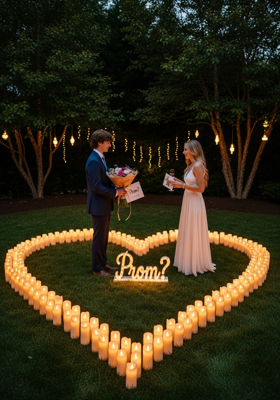 6. Candlelight Heart Garden Proposal