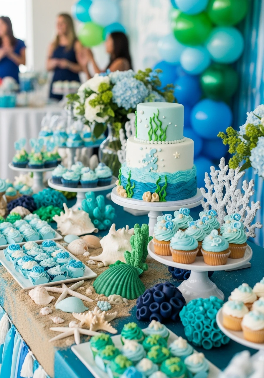 Under the Sea Treats - Sea You Soon Baby Shower Theme Ideas