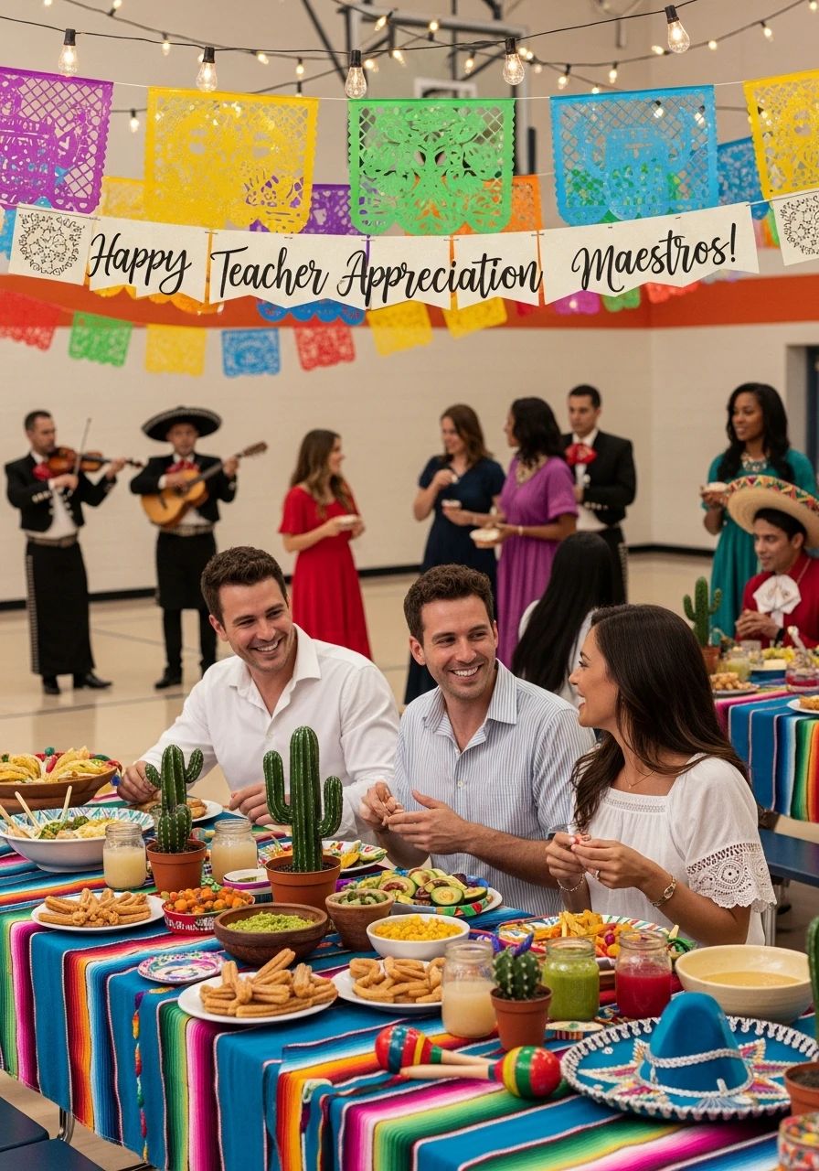 Throw a Fiesta Celebration - Teacher Appreciation Week Theme Ideas
