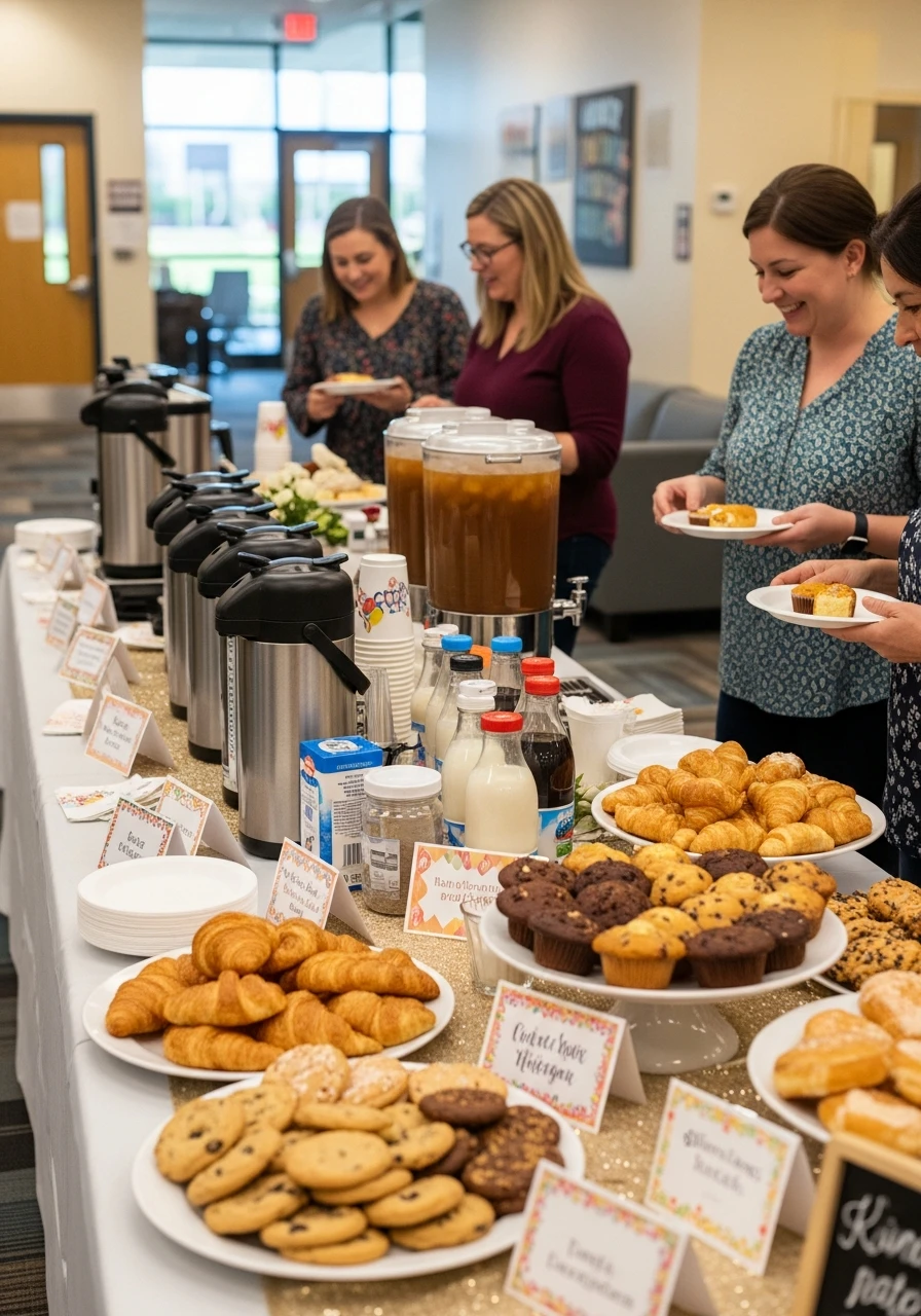 Coffee and Kindness Bar - Teacher Appreciation Week Theme Ideas