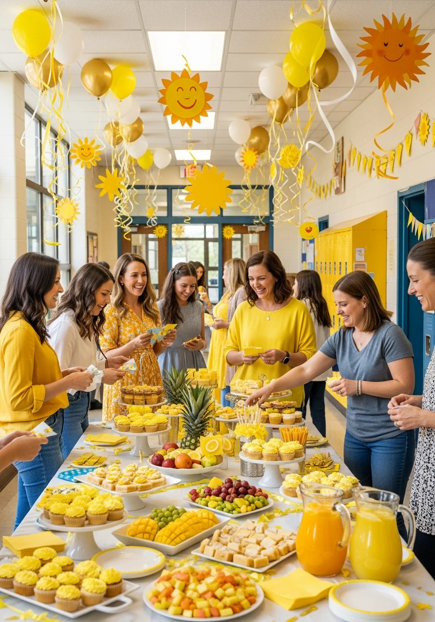 Brighten with Sunshine - Teacher Appreciation Week Theme Ideas