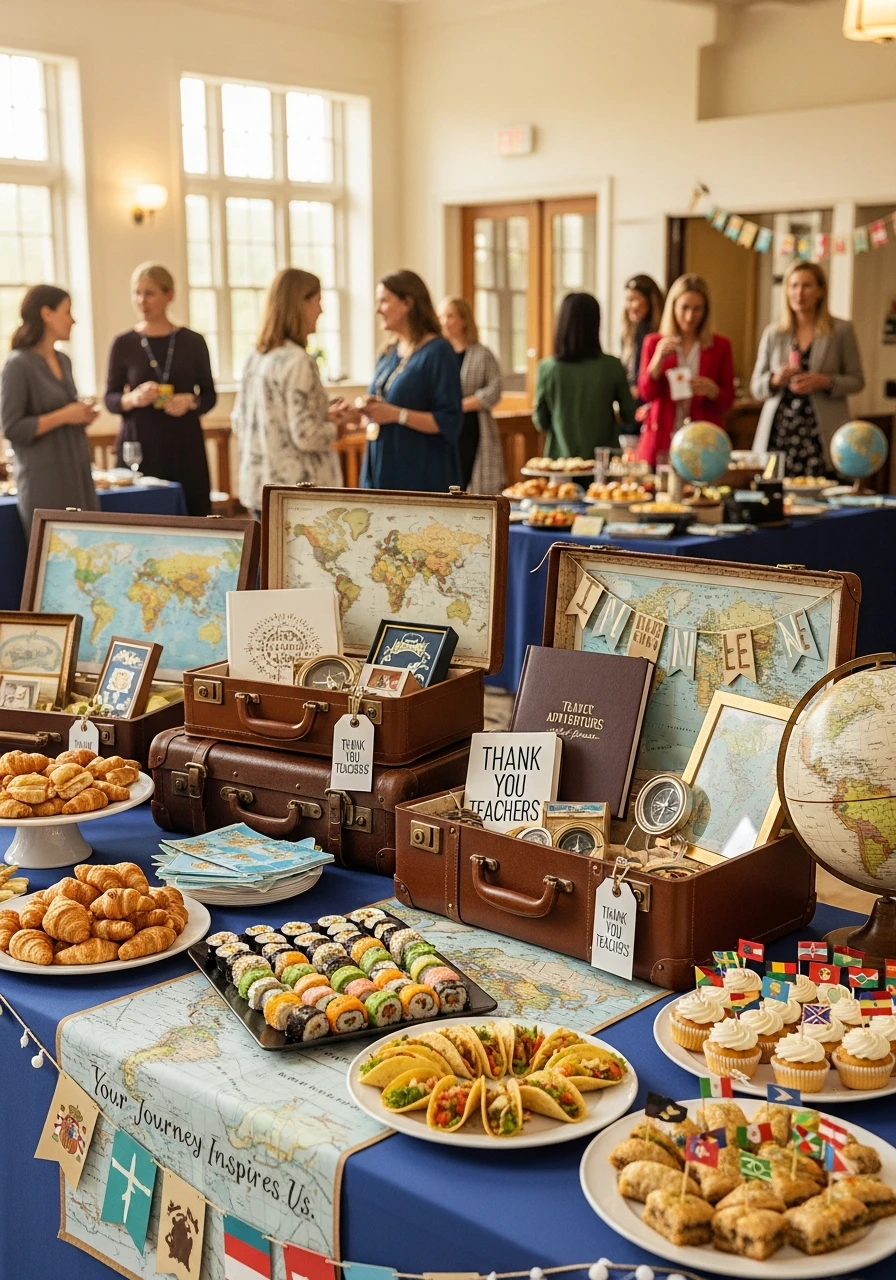 Travel Adventure Awaits - Teacher Appreciation Week Theme Ideas