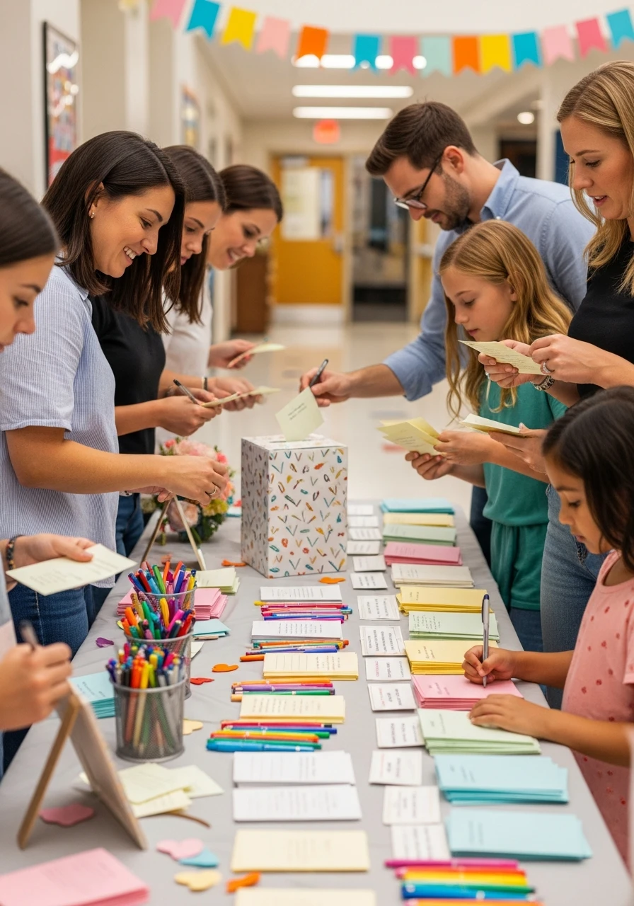Daily Gratitude Station - Teacher Appreciation Week Theme Ideas