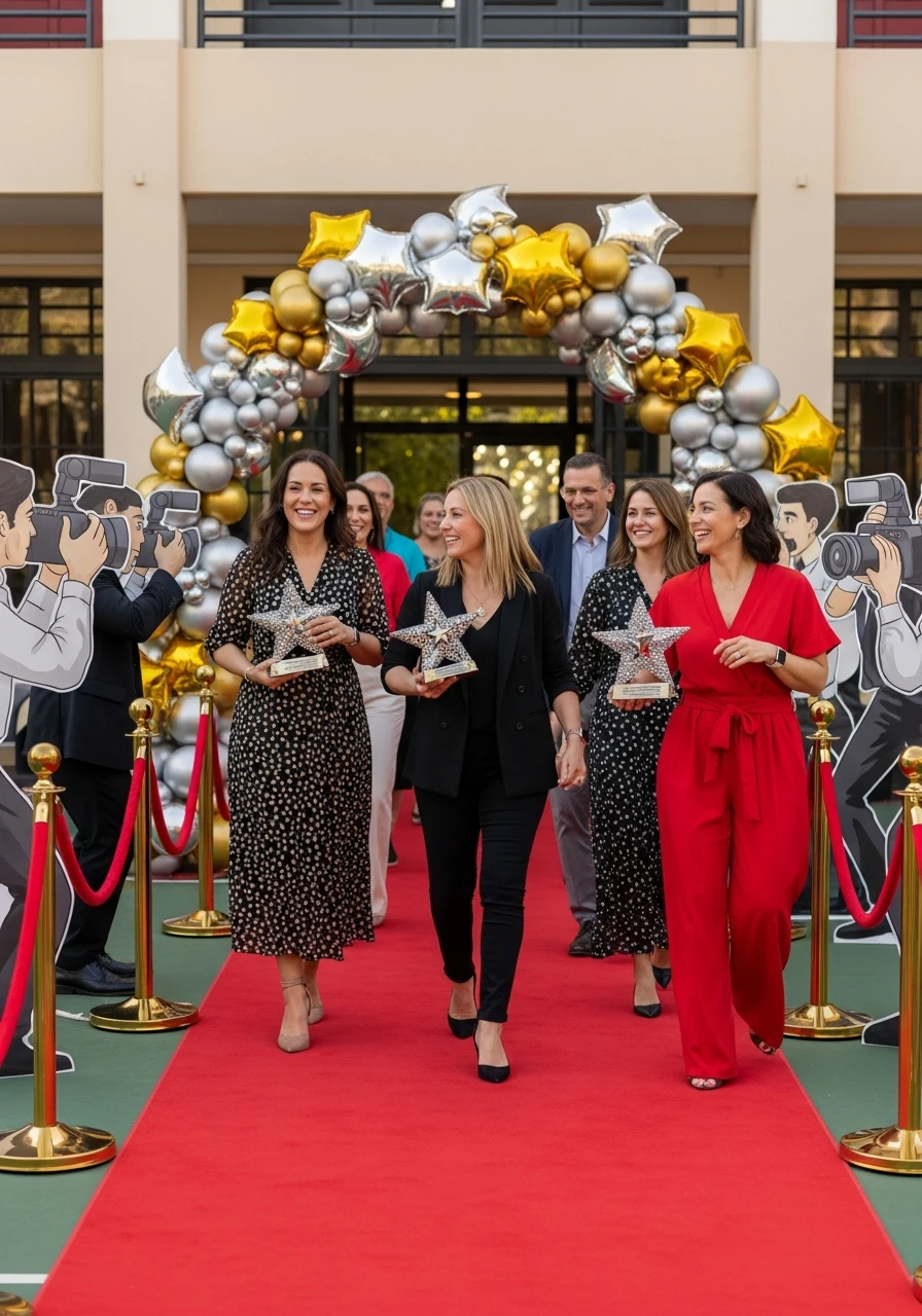 Roll Out Red Carpet - Teacher Appreciation Week Theme Ideas