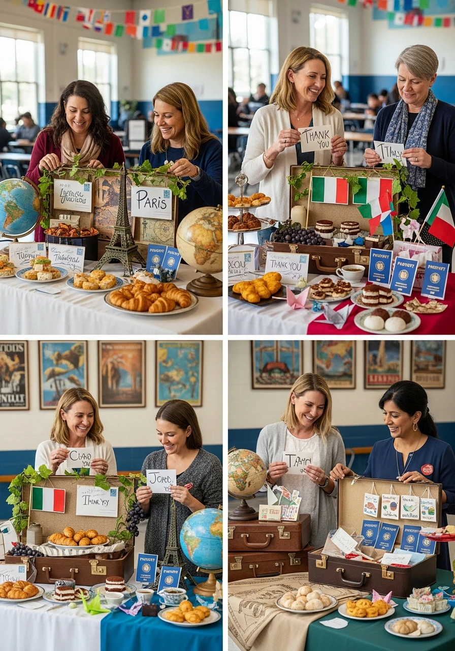 Passport to Appreciation: A Global Gratitude Tour - Teacher Appreciation Week Theme Ideas