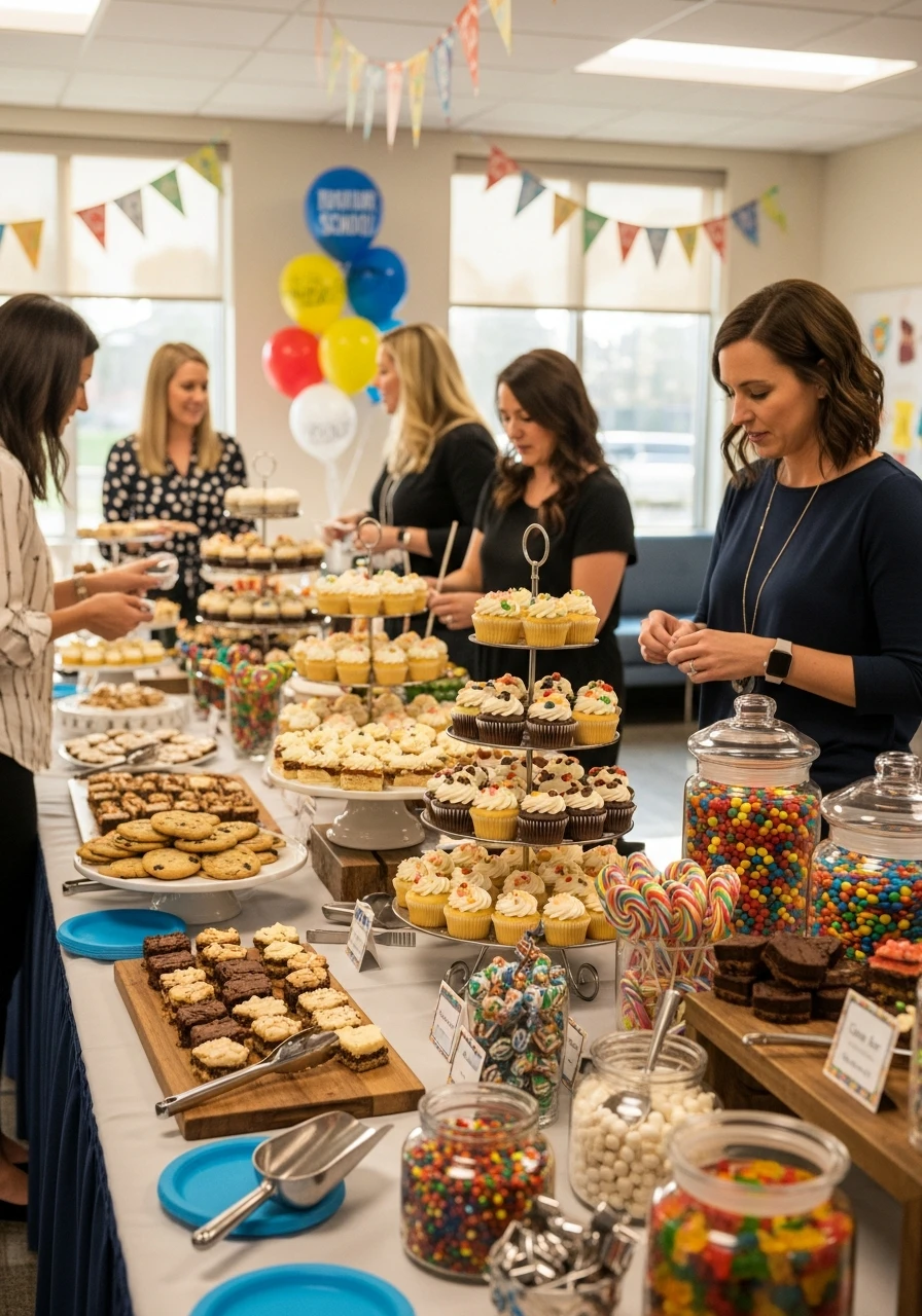Indulge in Sweet Treats - Teacher Appreciation Week Theme Ideas