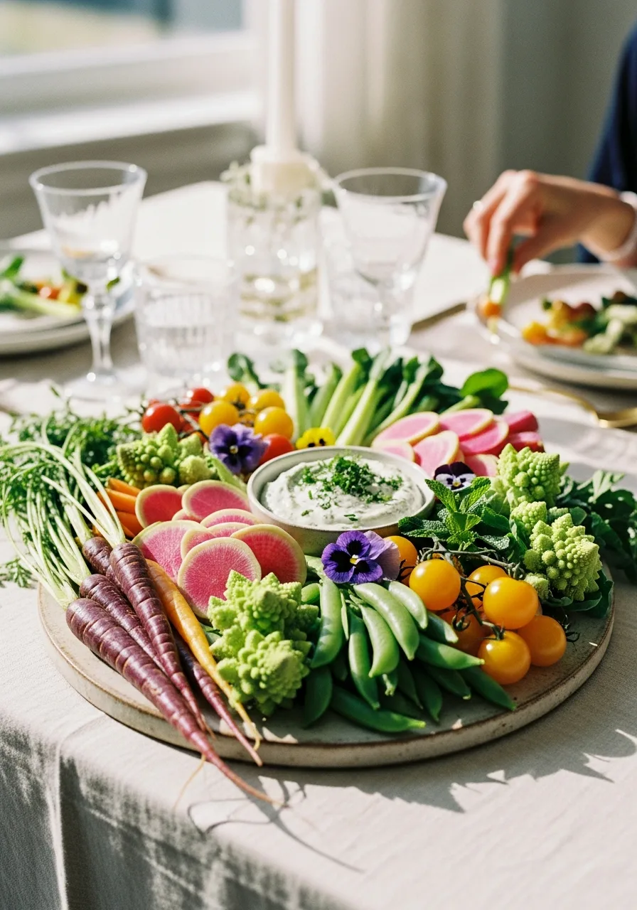 15. Garden Crudites Platter