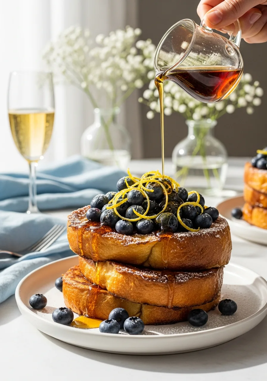 18. Blueberry Lemon French Toast