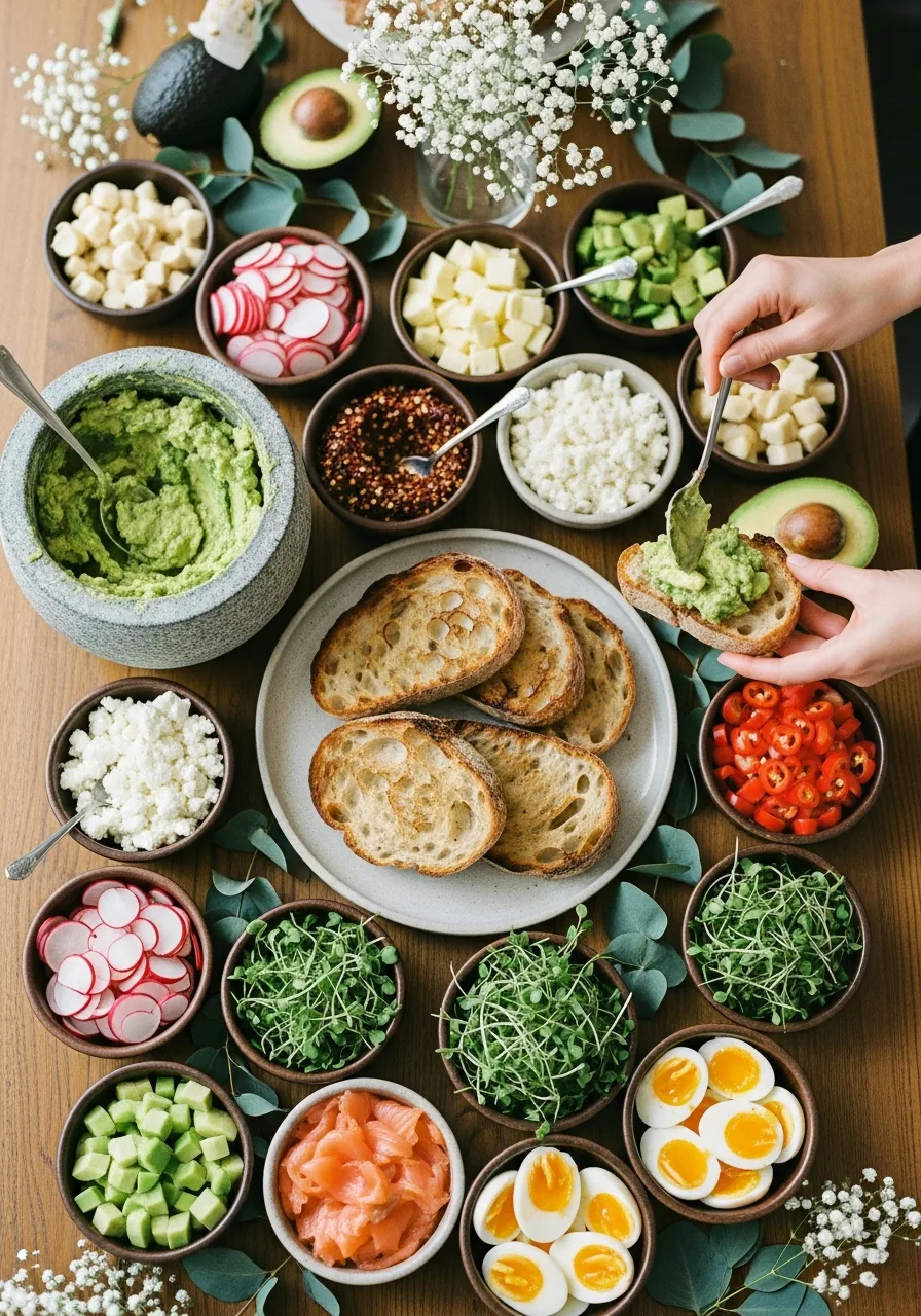 2. Interactive Avocado Toast Bar