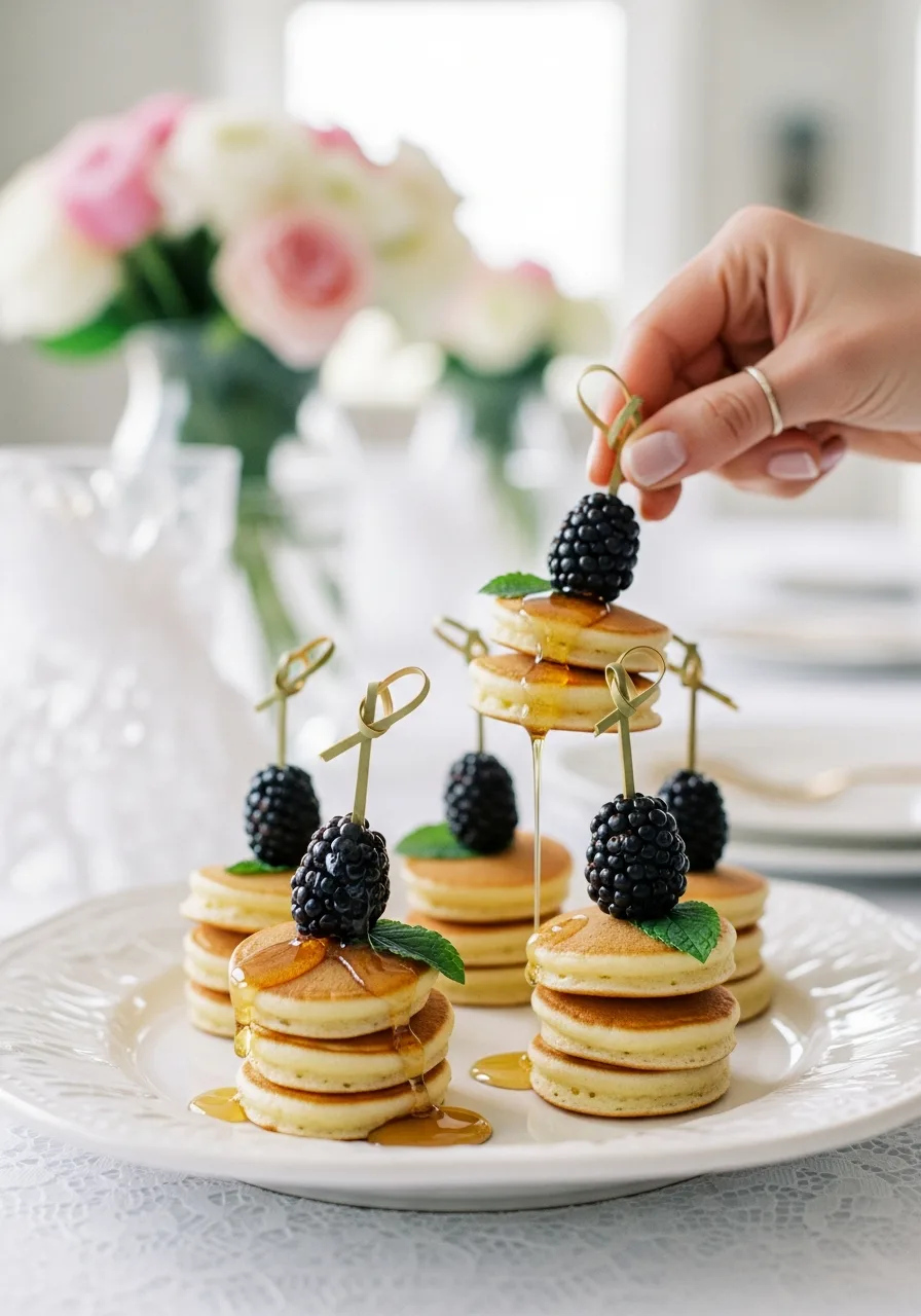 25. Mini Pancake Stacks
