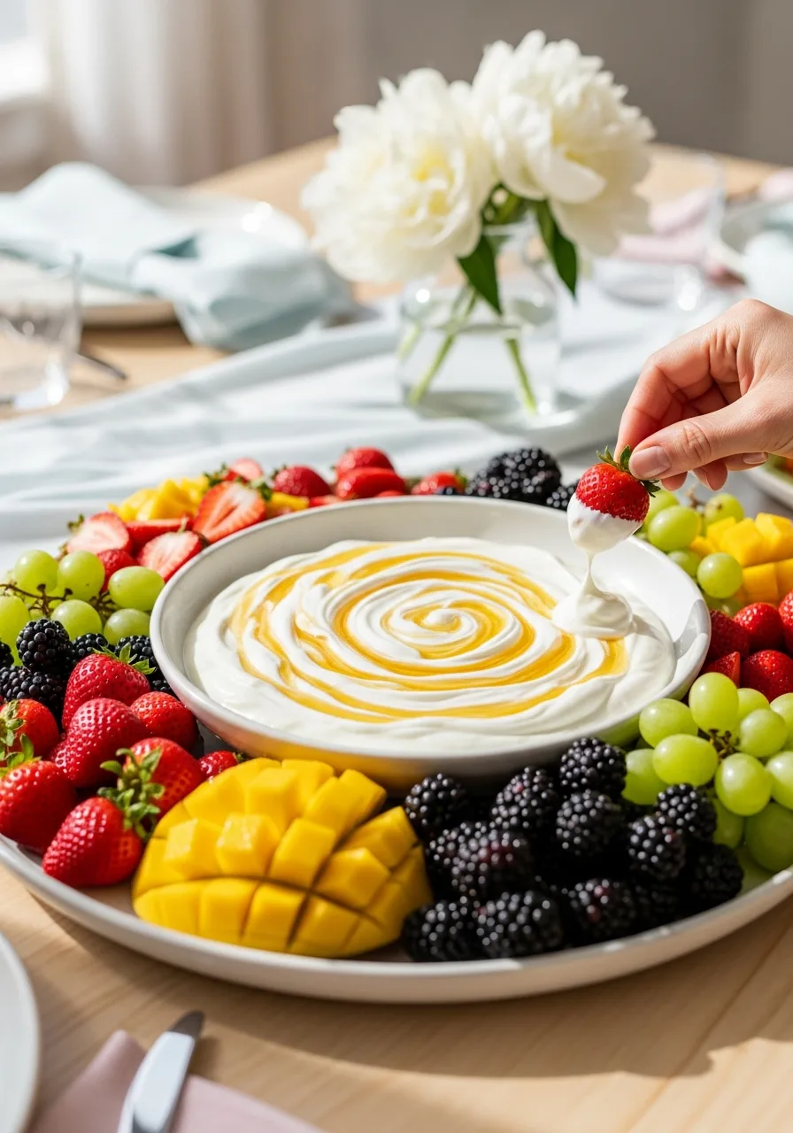 32. Fresh Fruit and Yogurt Dip