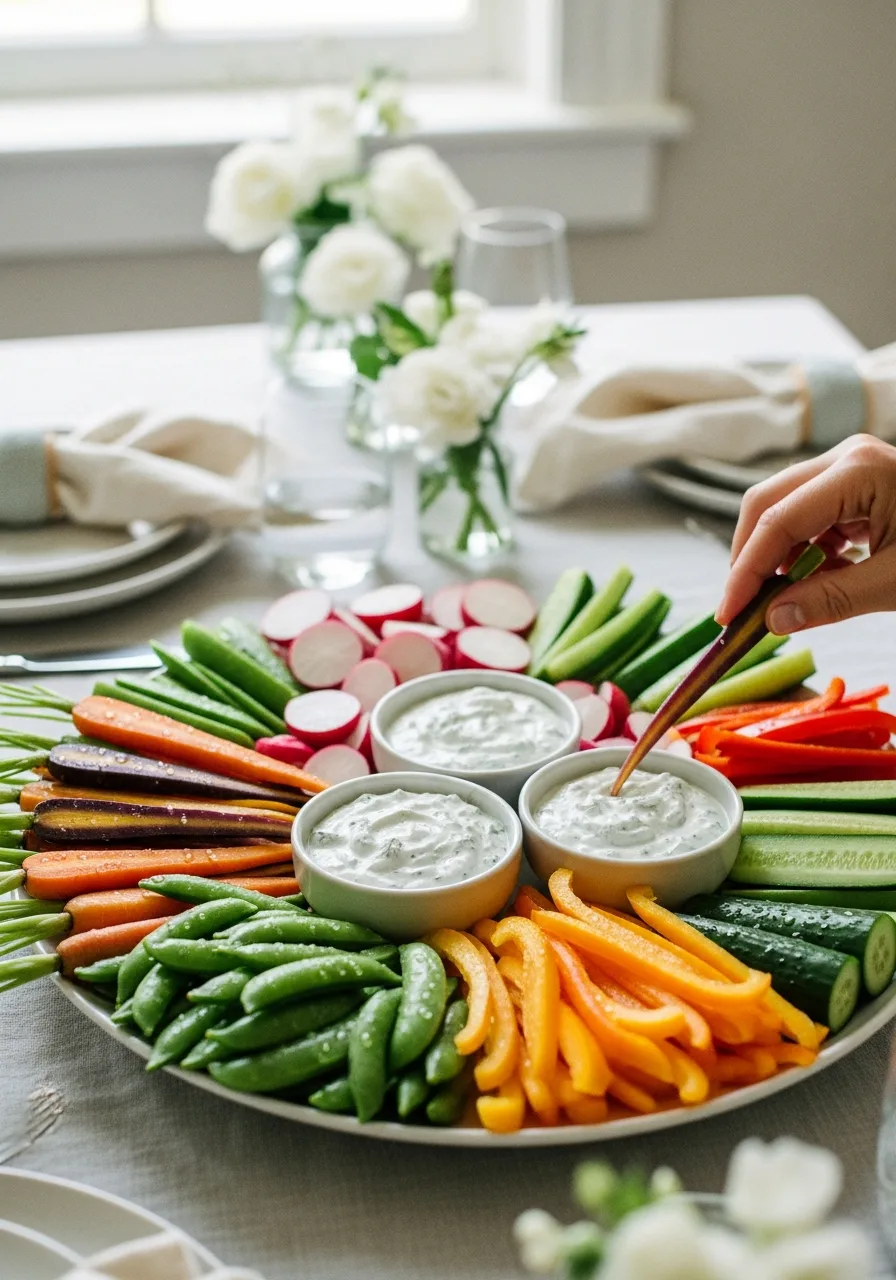 33. Crisp Vegetable Tray