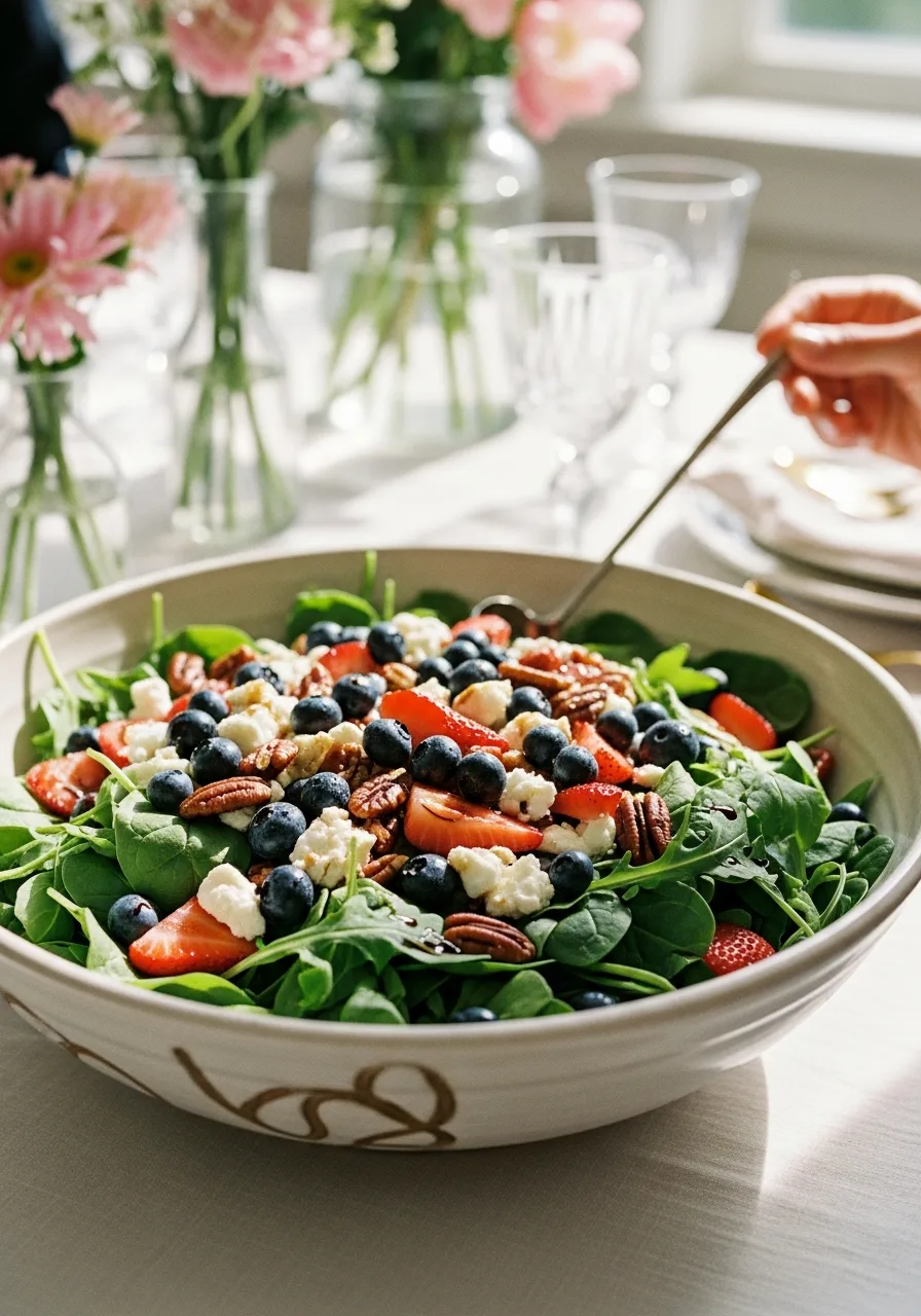 34. Berry and Nut Spring Salad