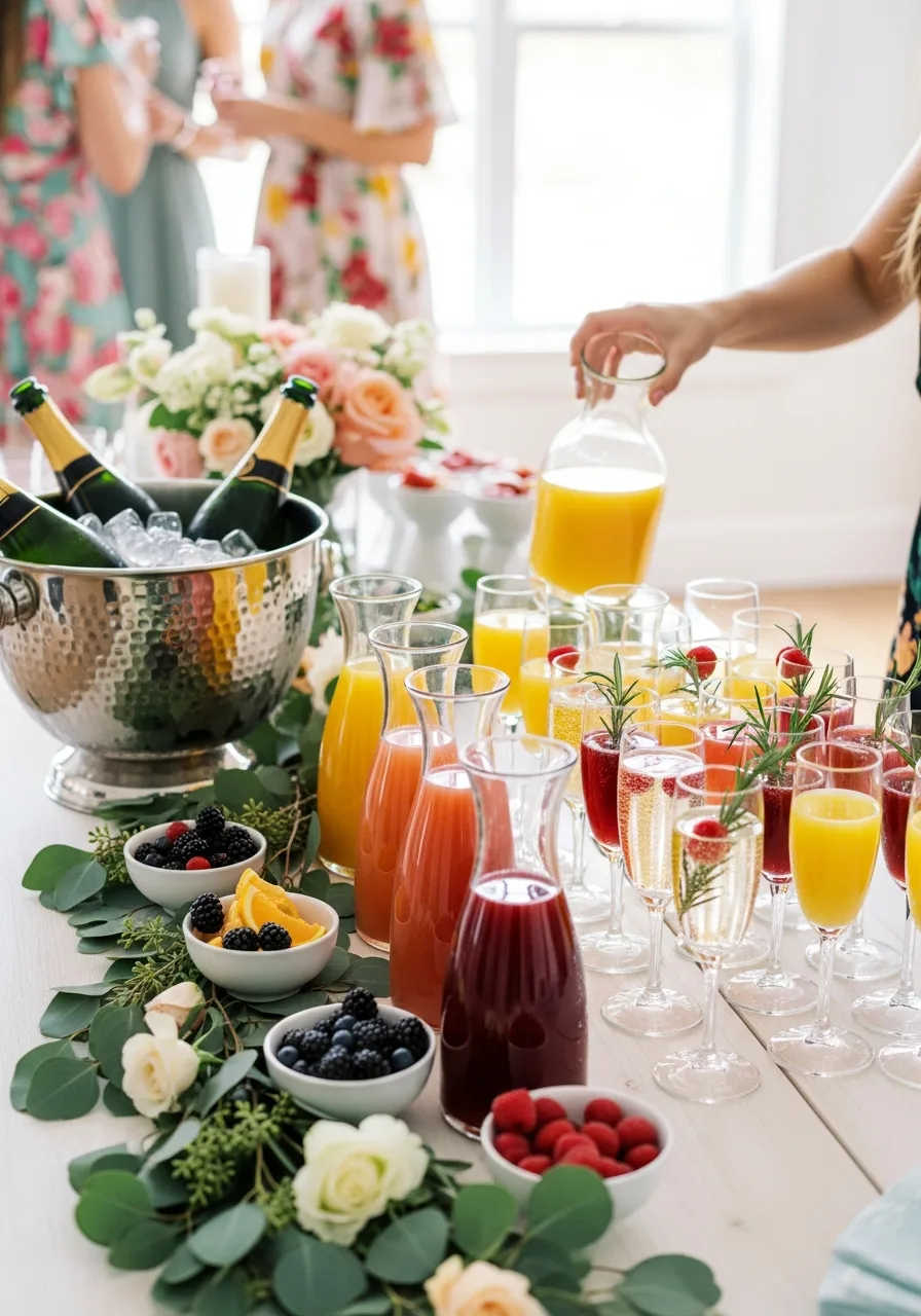 39. Festive Mimosa Bar