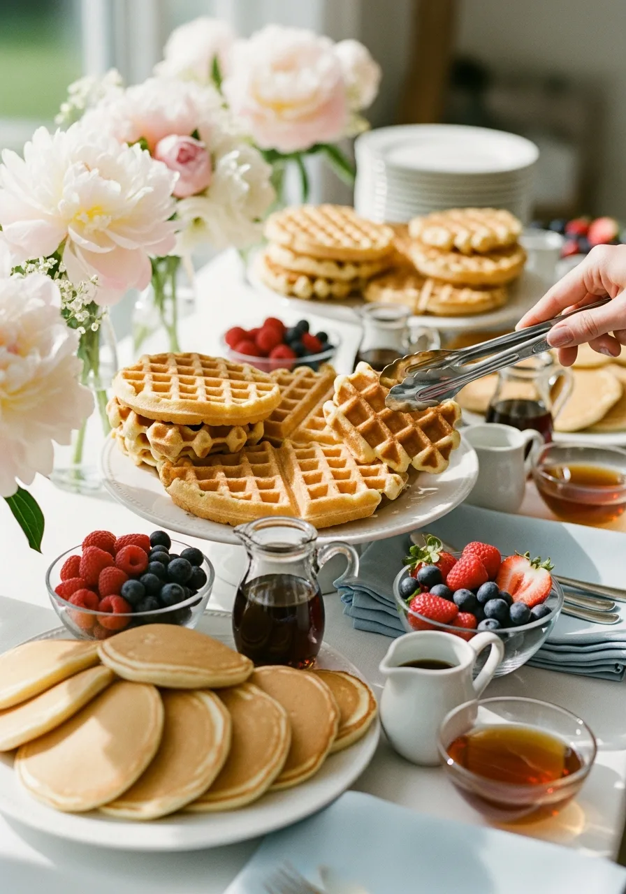 40. Waffle and Pancake Station