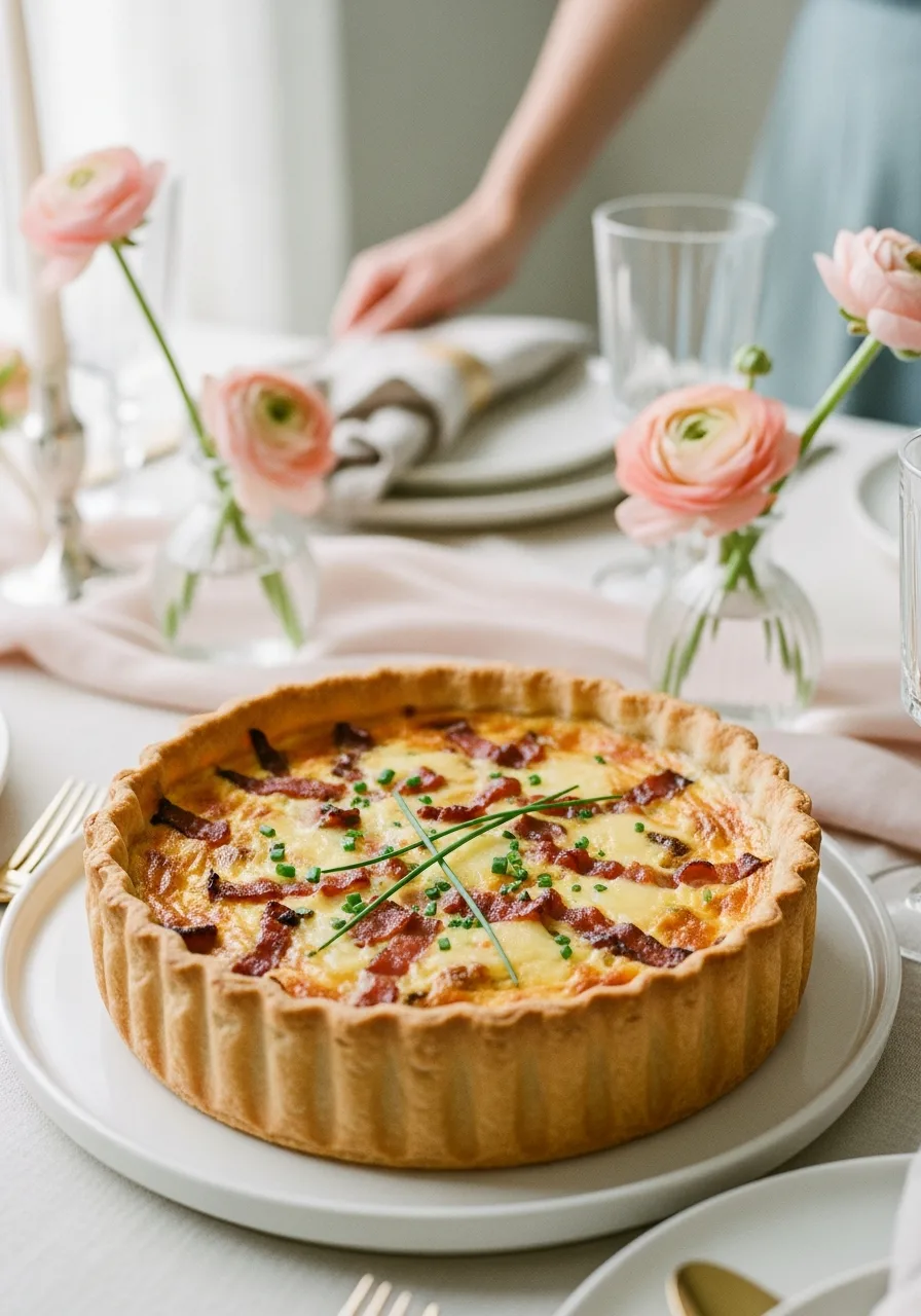 44. Classic Quiche Lorraine