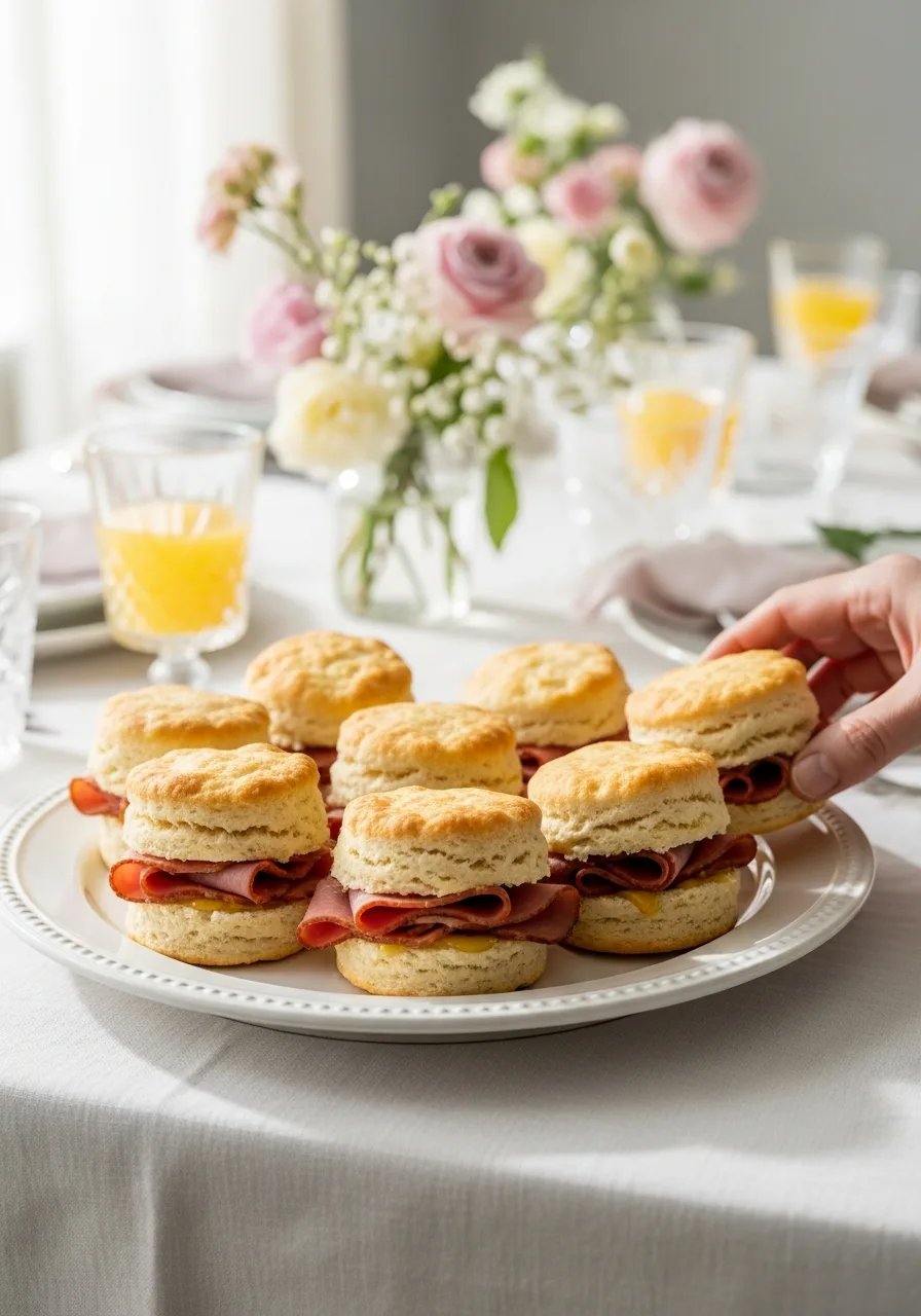 47. Southern Style Ham Biscuits