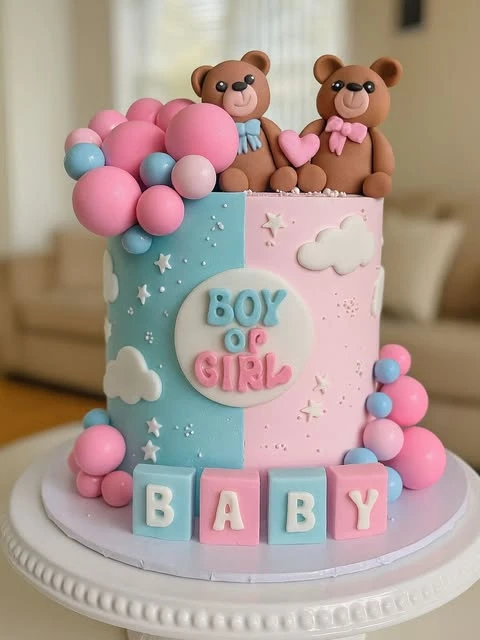 1. Teddy Bear Gender Reveal