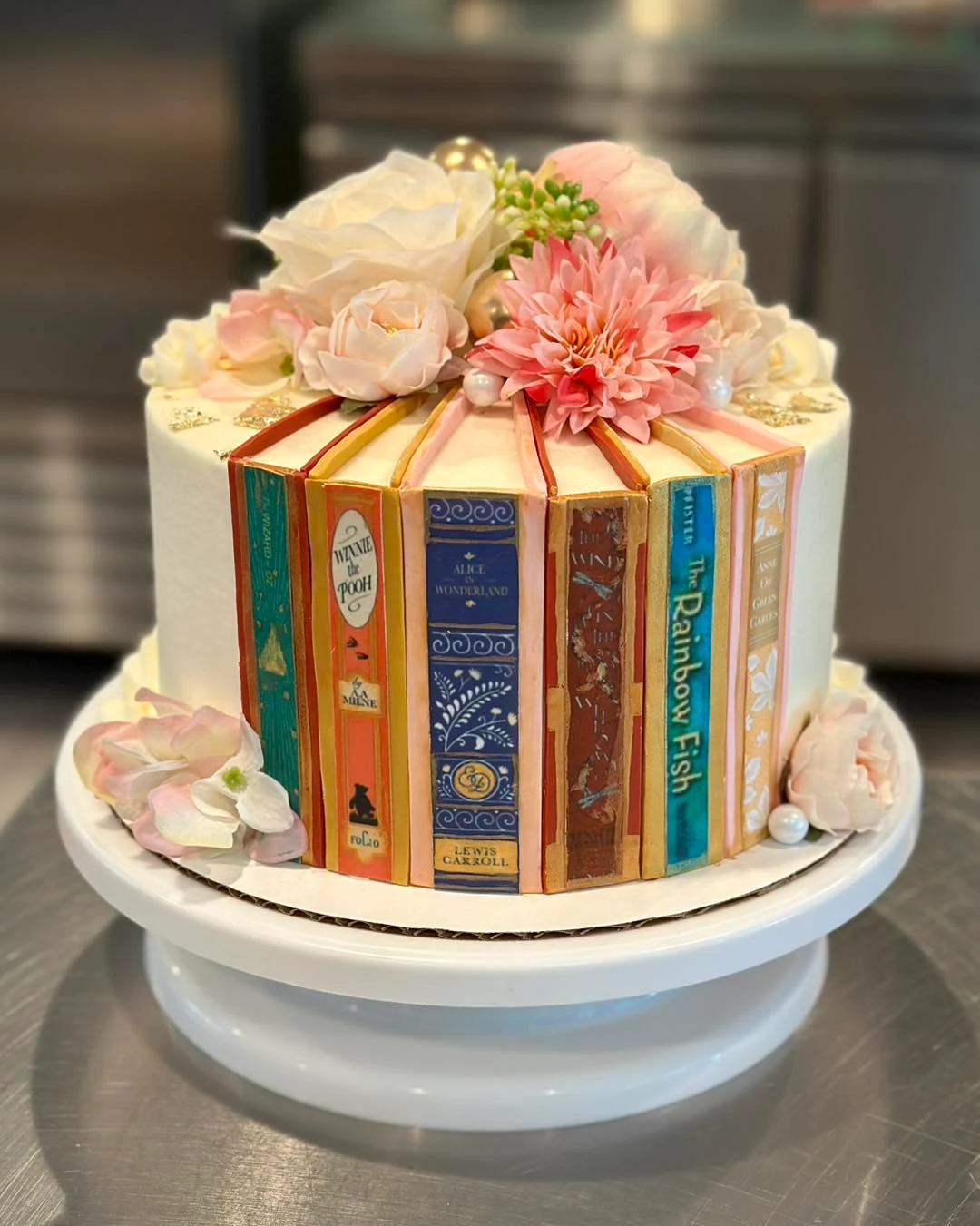 17. Storybook Themed Shower Cake