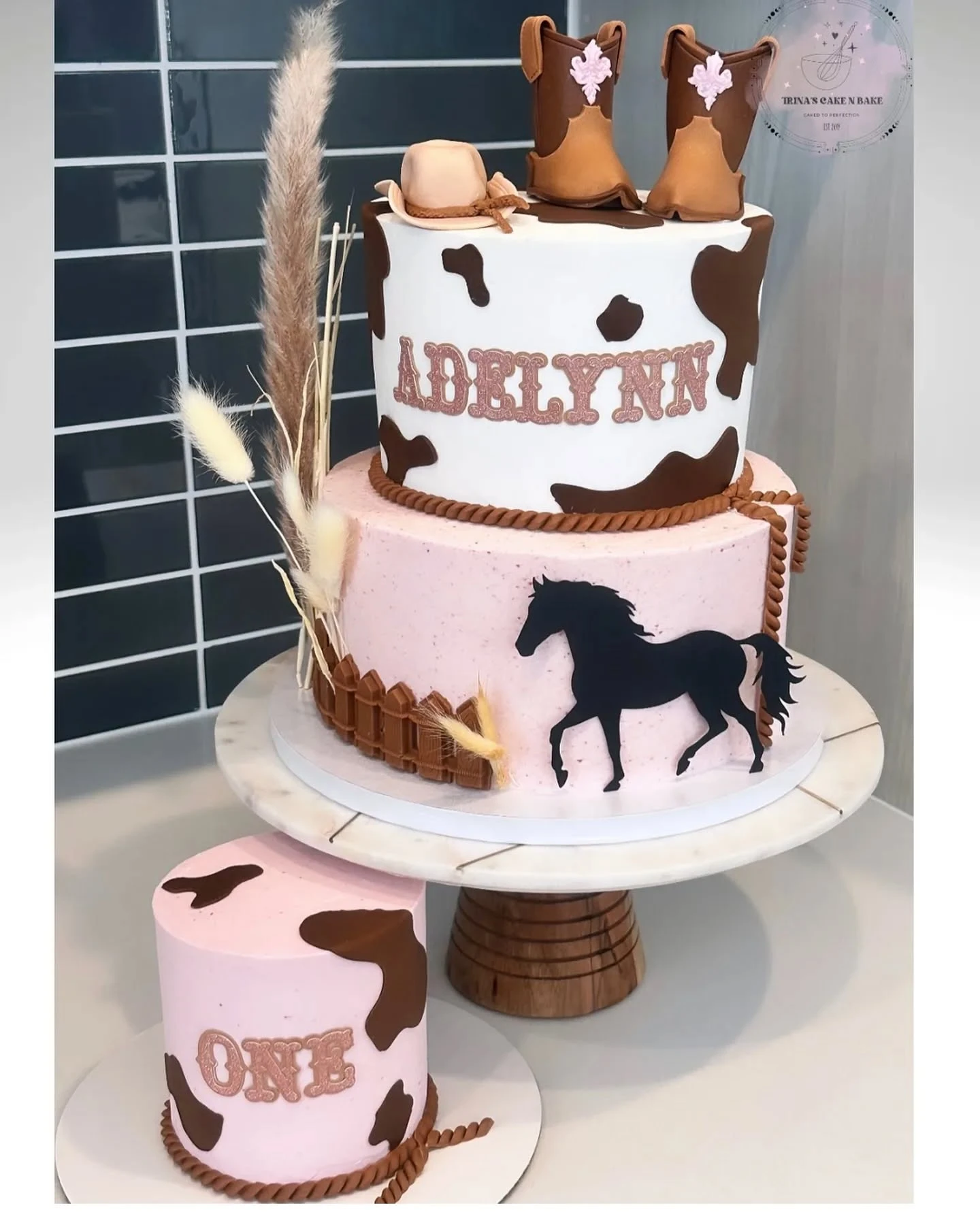 21. Western Cowgirl Themed Cake