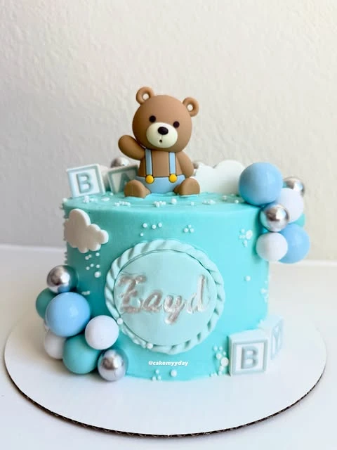24. Classic Teddy Bear Cake