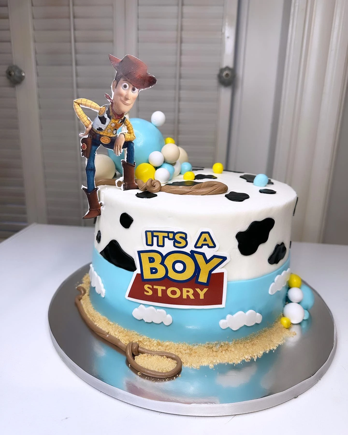 39. It's a Boy Story Cake