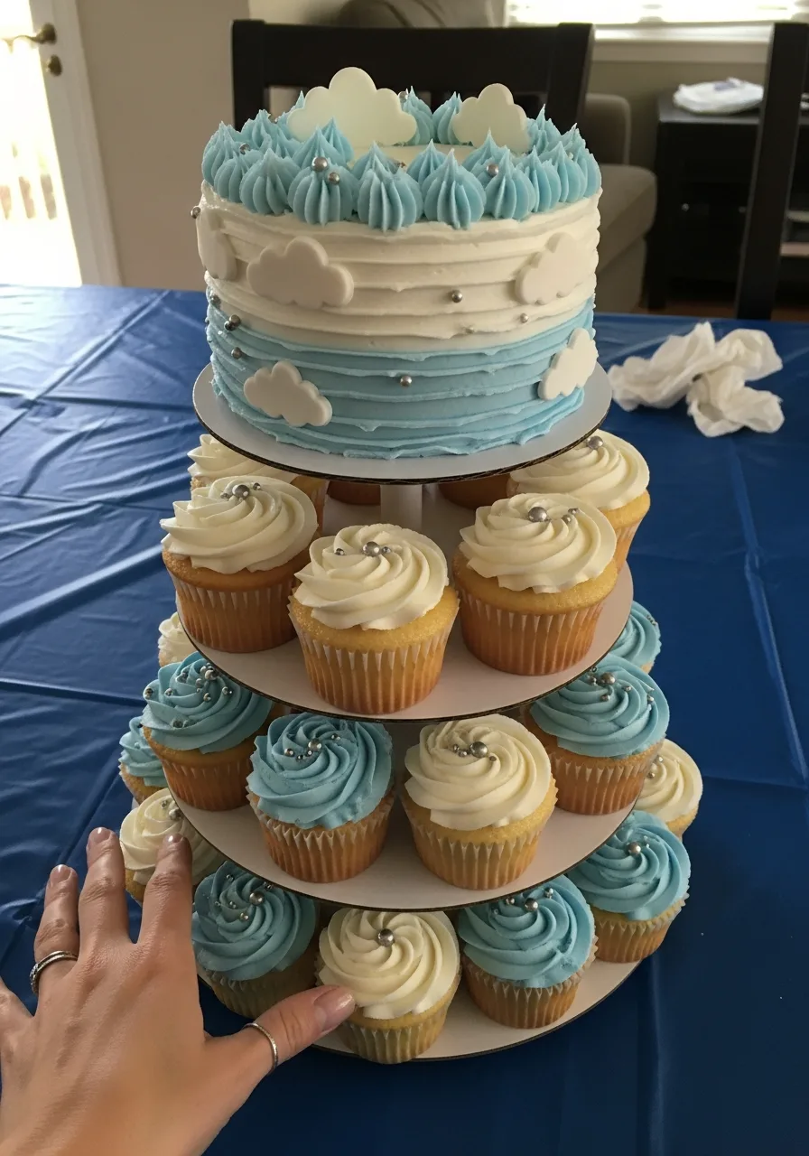 27. Cupcake Tower Combo Design