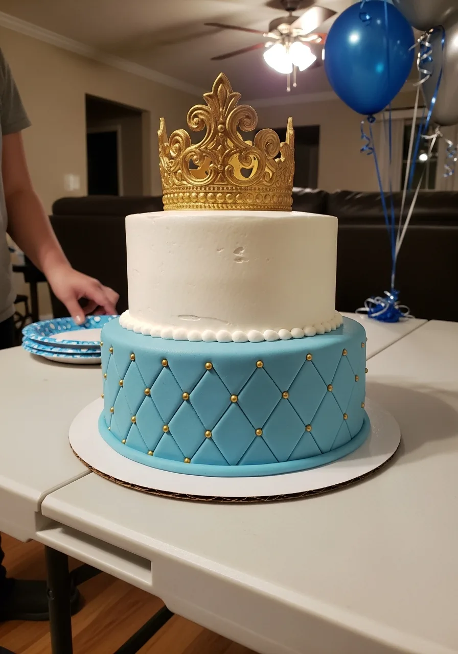 8. Prince Crown Royal Cake