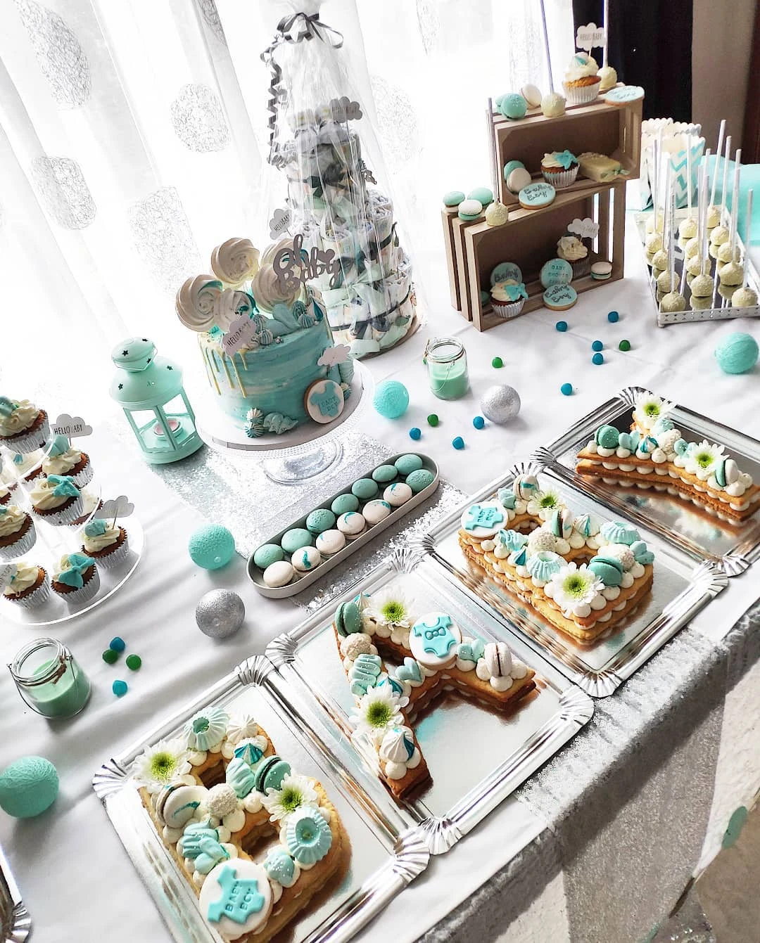 13. The Initial-Shaped Cake