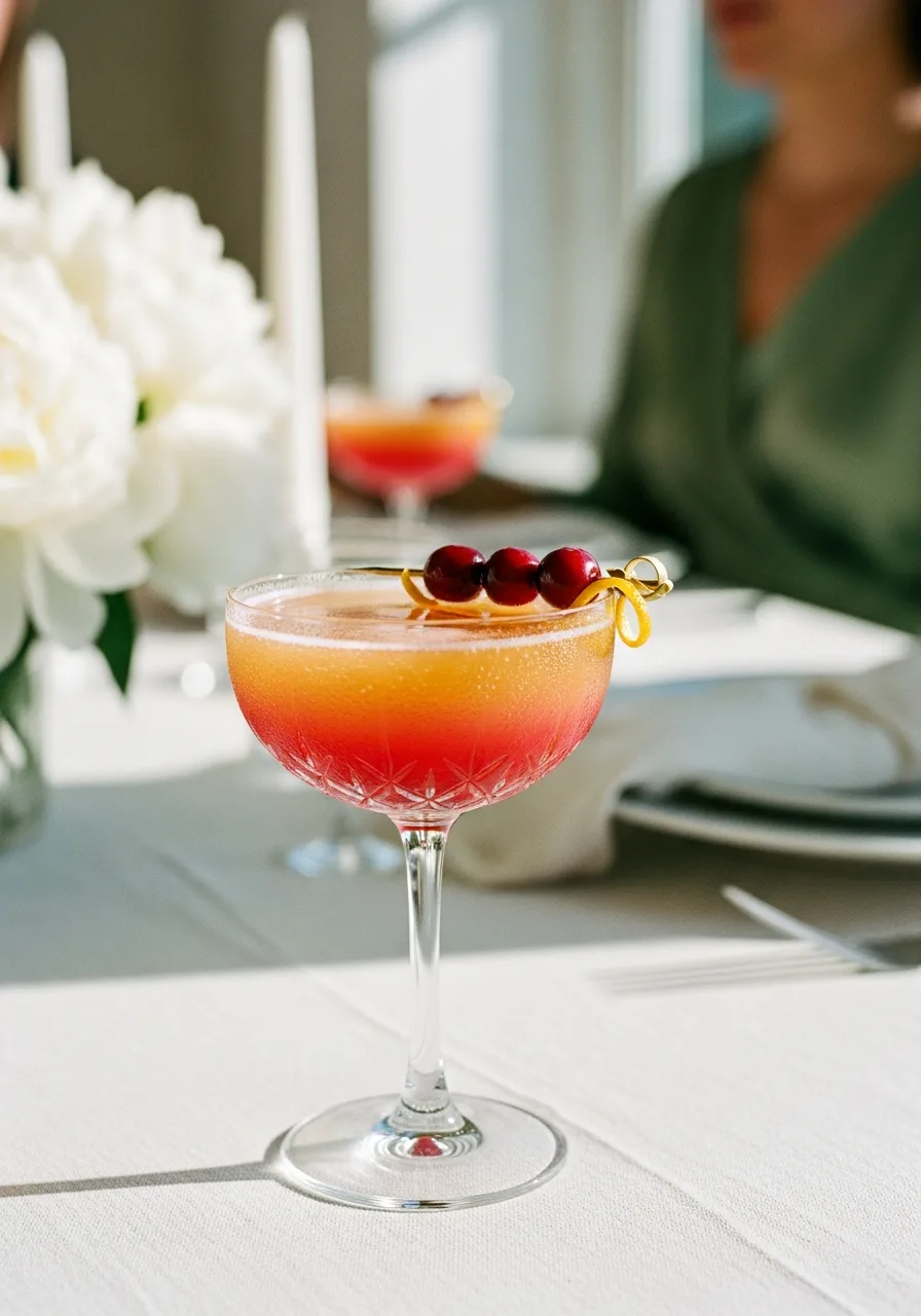 12. Cranberry Orange Sparkler