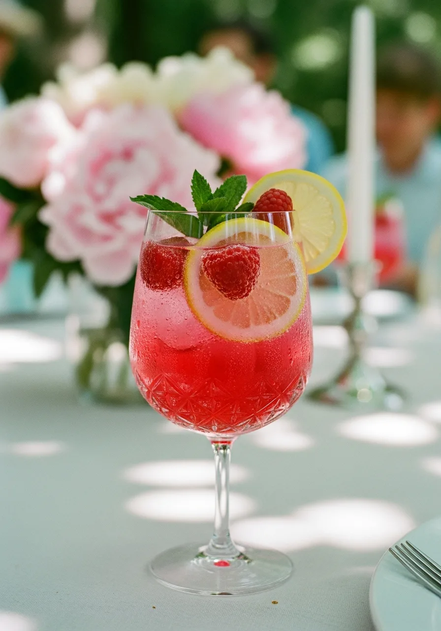 3. Raspberry Lemonade Spritzer