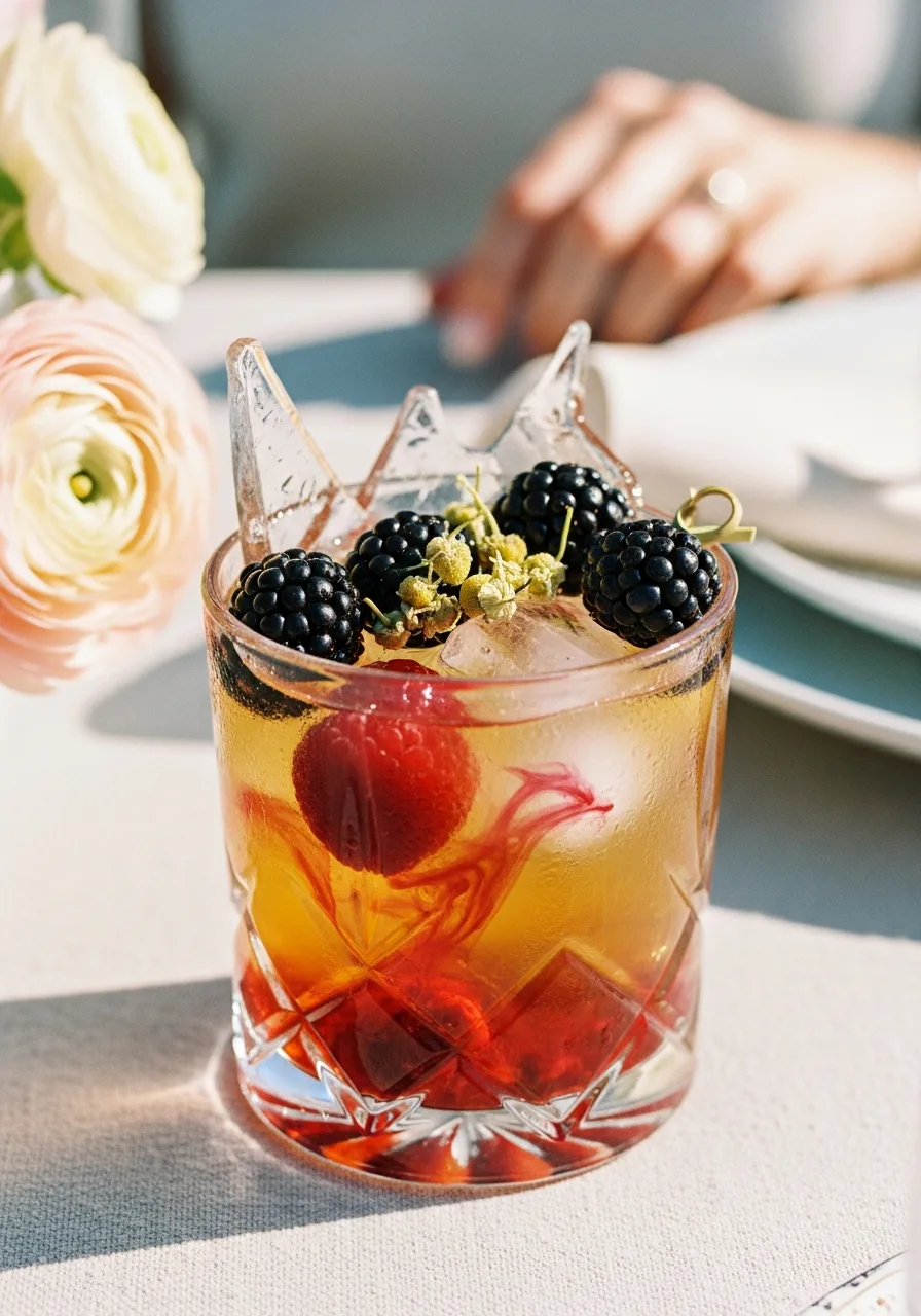 31. Chamomile Berry Mocktail