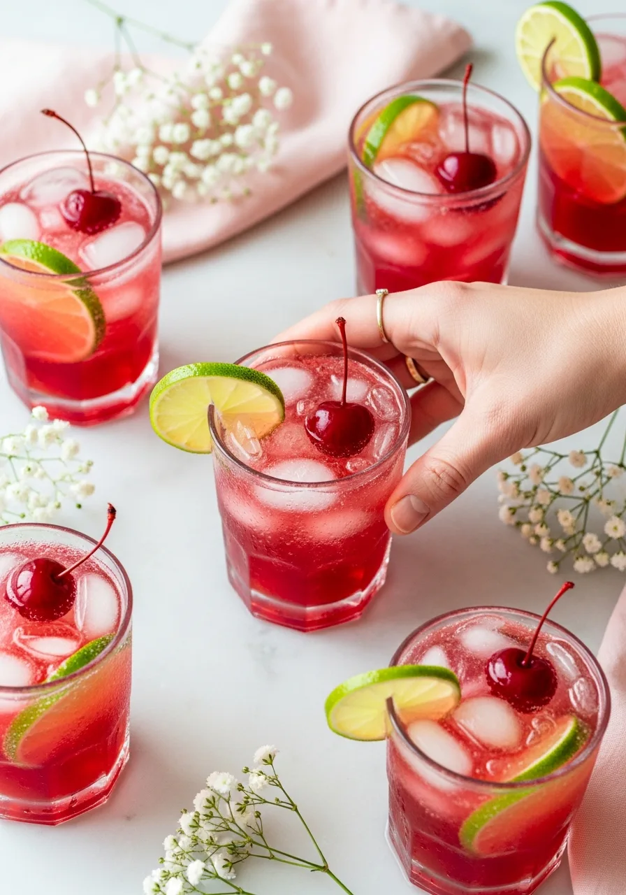 35. Sparkling Cherry Limeade
