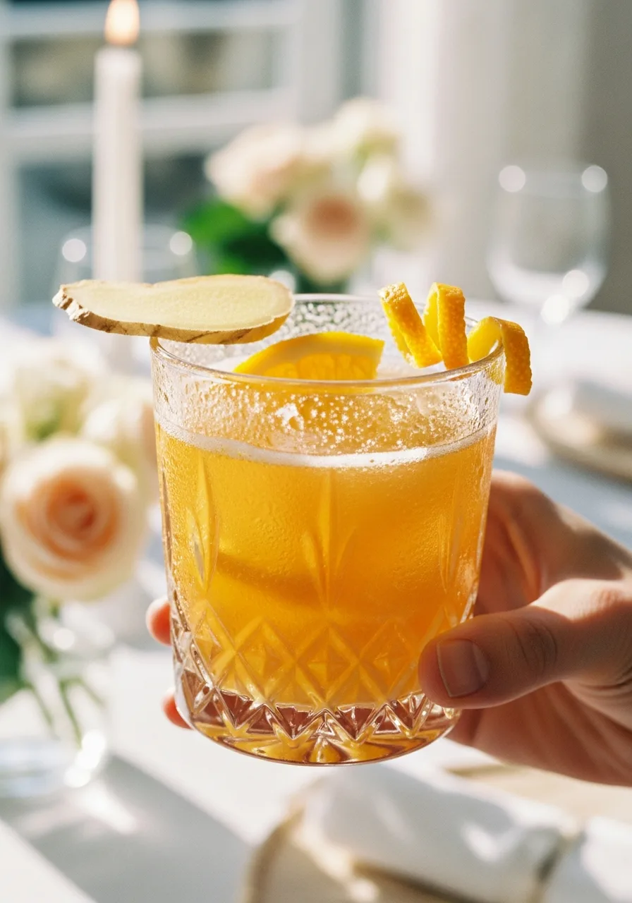 4. Ginger-Orange Mocktail