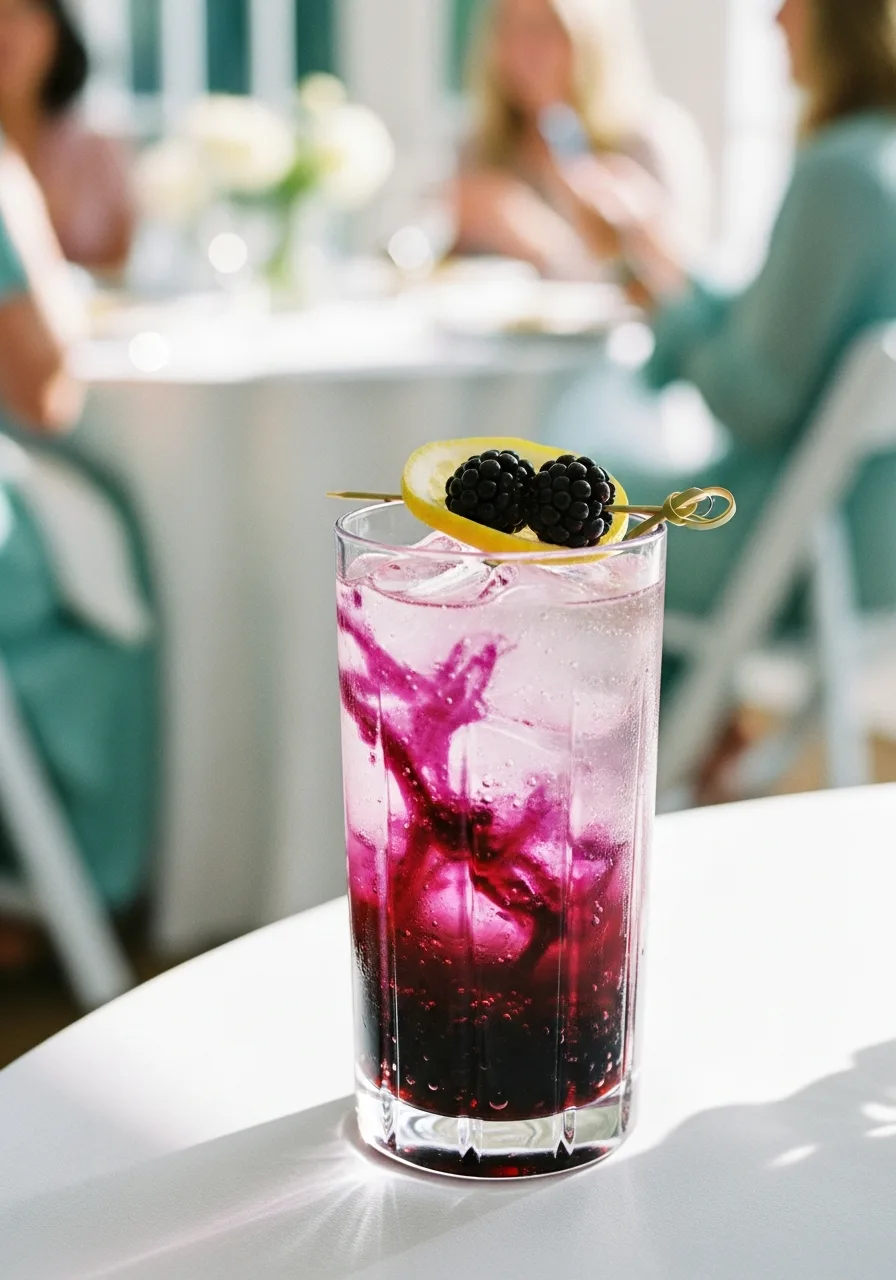 5. Lemon Blackberry Fizz