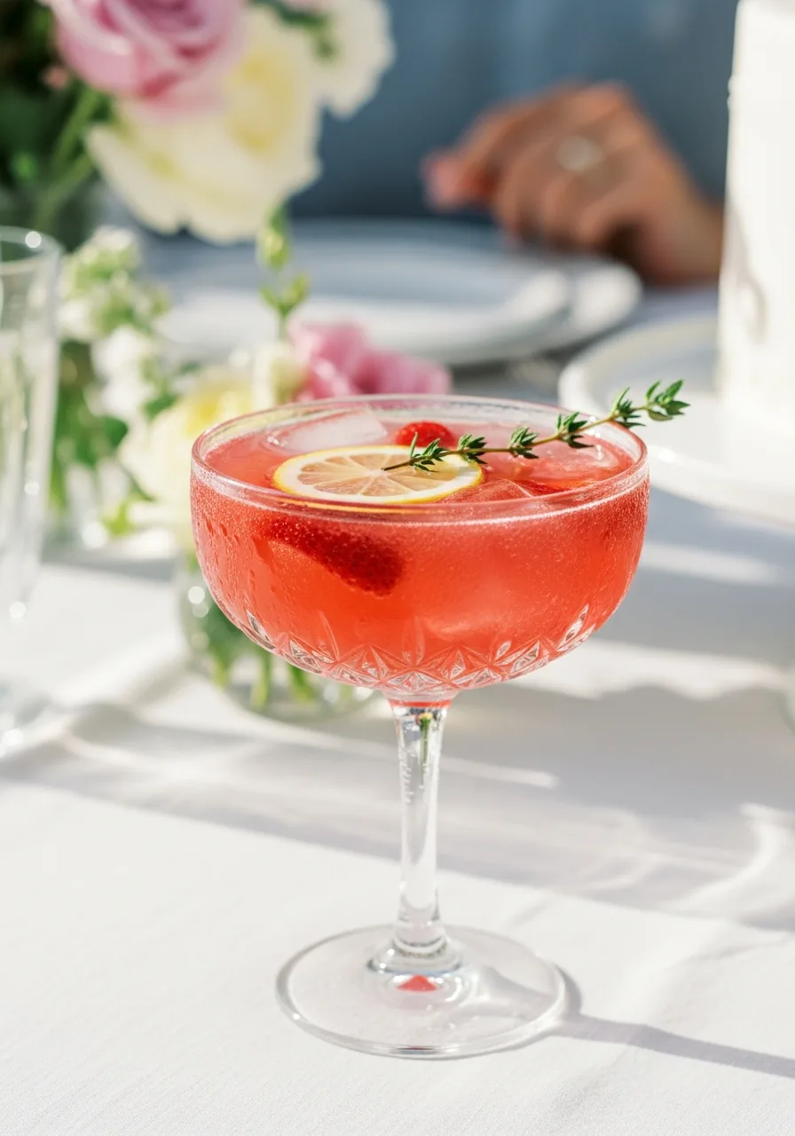 9. Strawberry Lemonade Shrub