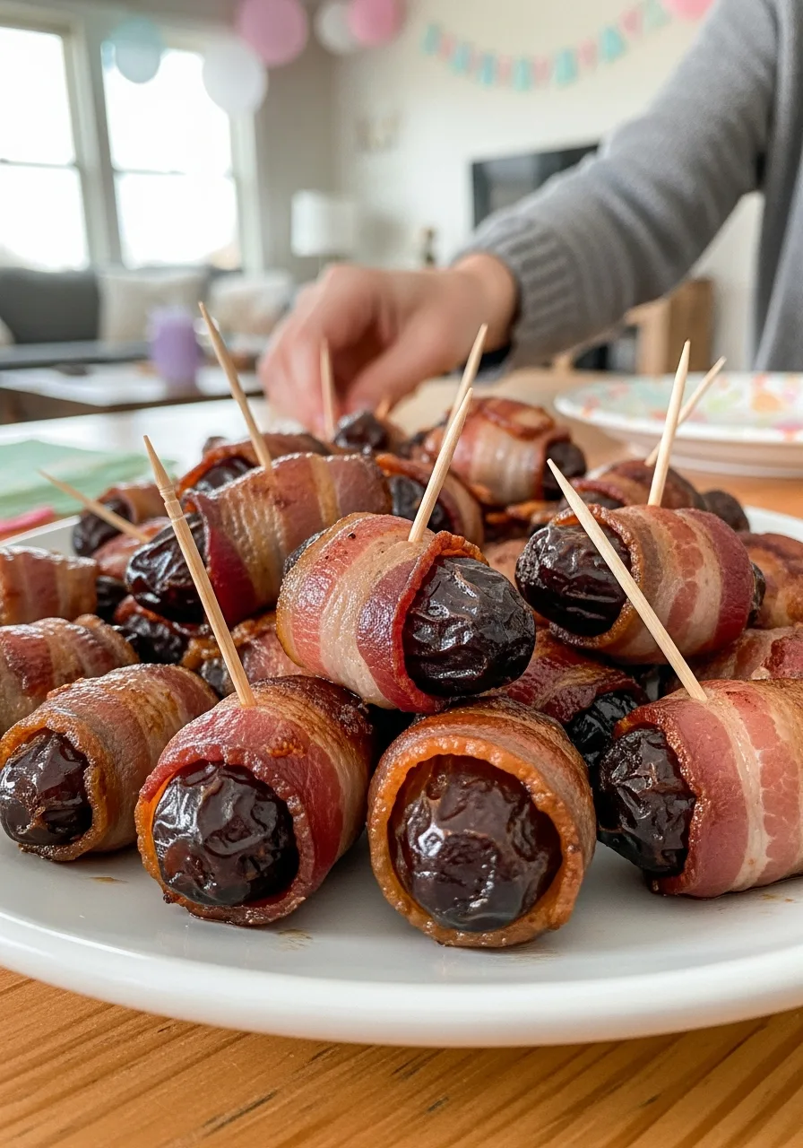 12. Bacon-Wrapped Dates