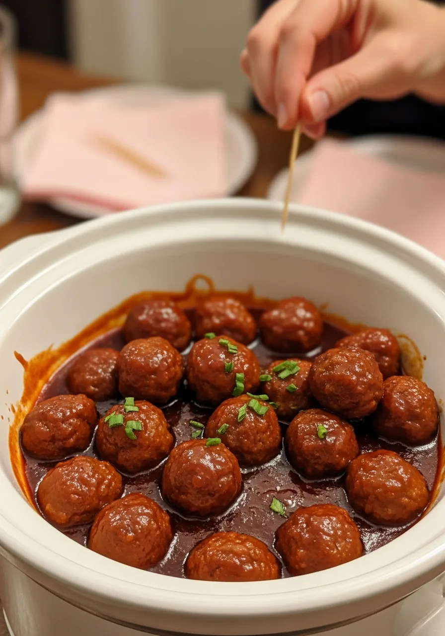 16. Mini Meatballs in Flavorful Sauce