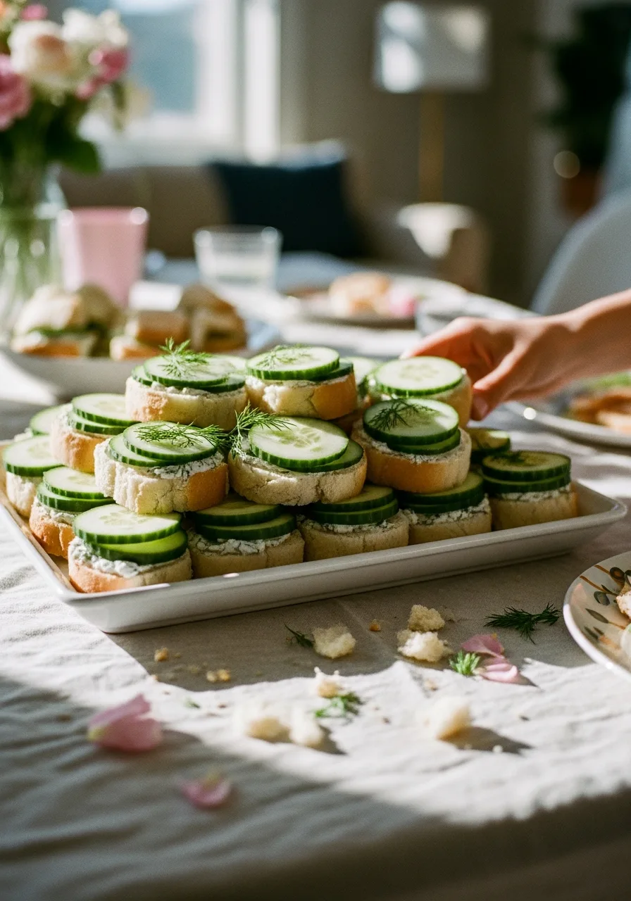 2. Cucumber Tea Sandwiches