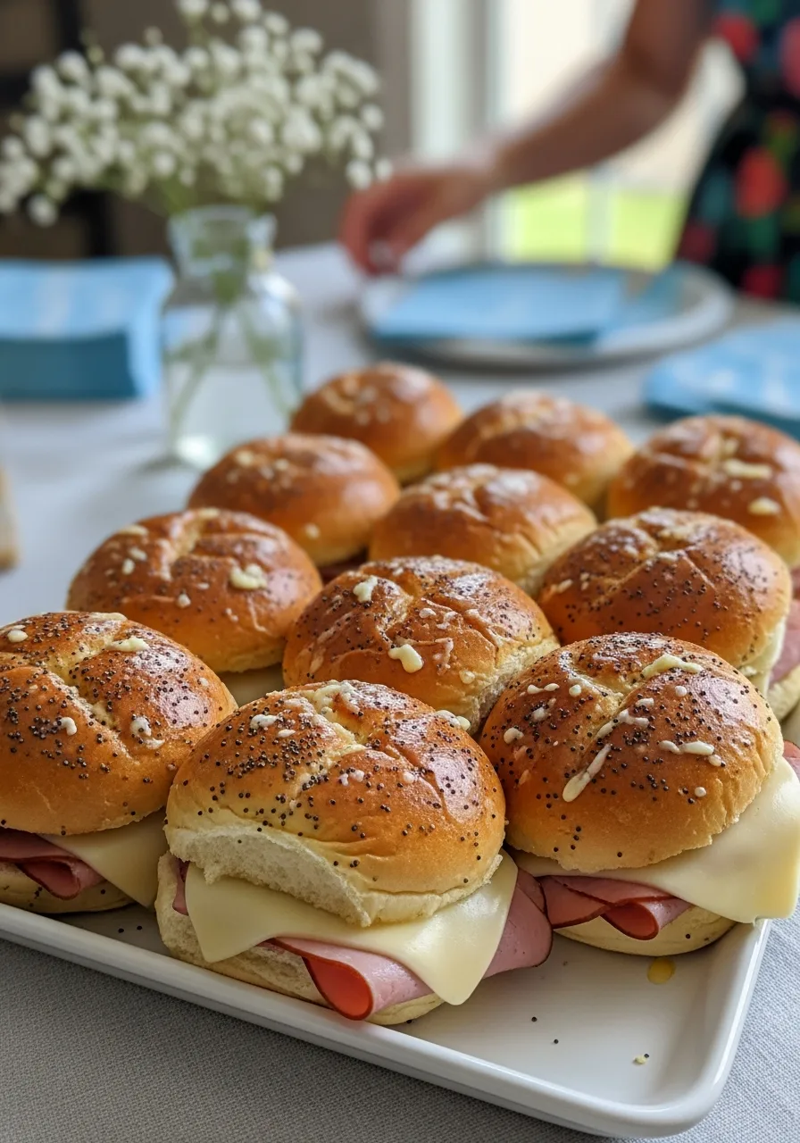 3. Ham and Cheese Sliders