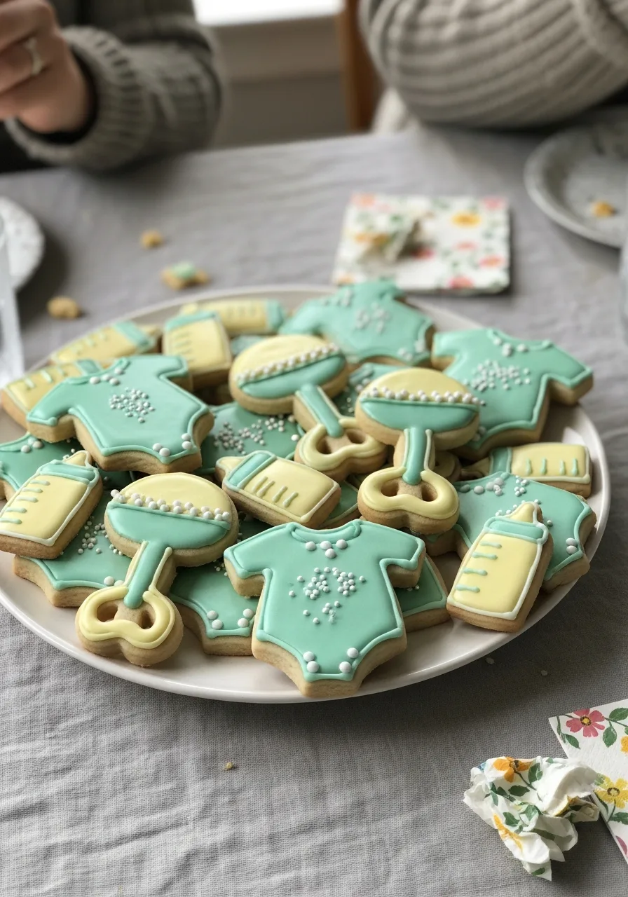 38. Sugar Cookies in Baby Shapes