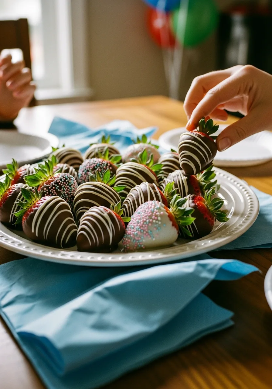 39. Chocolate-Dipped Strawberries