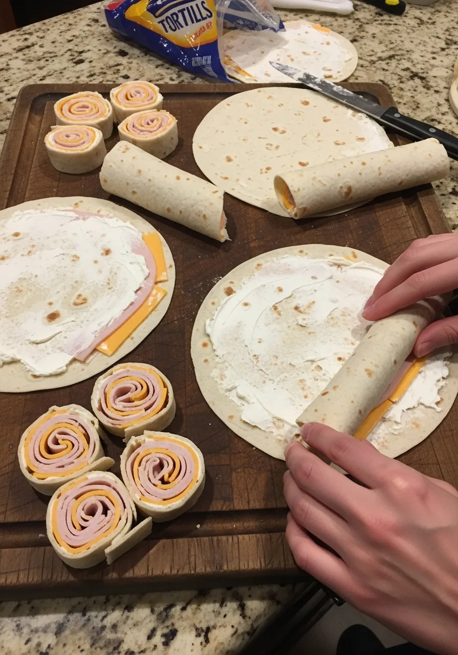 4. Turkey and Cheese Pinwheels